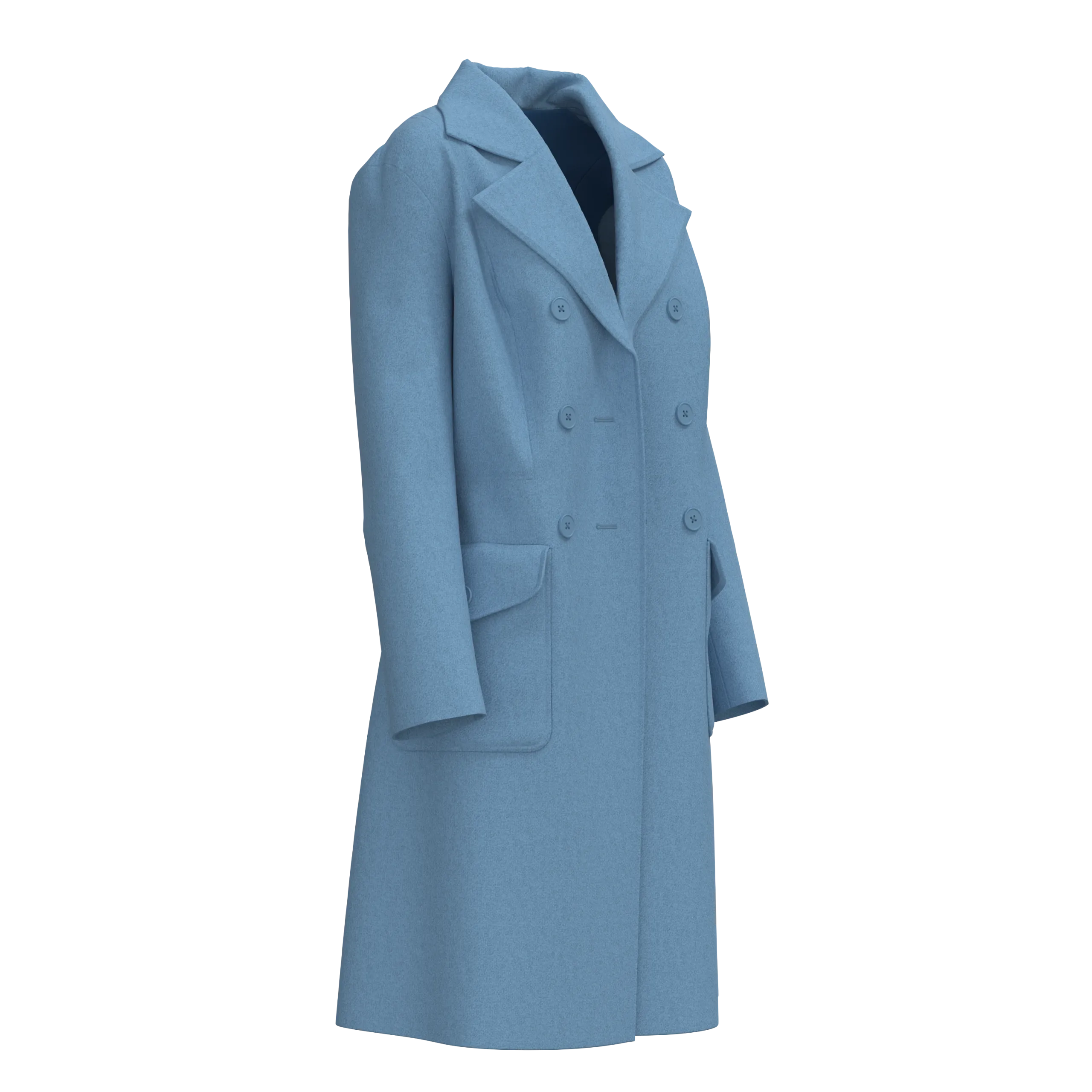 Women Coat, marvelous designer,clo3d