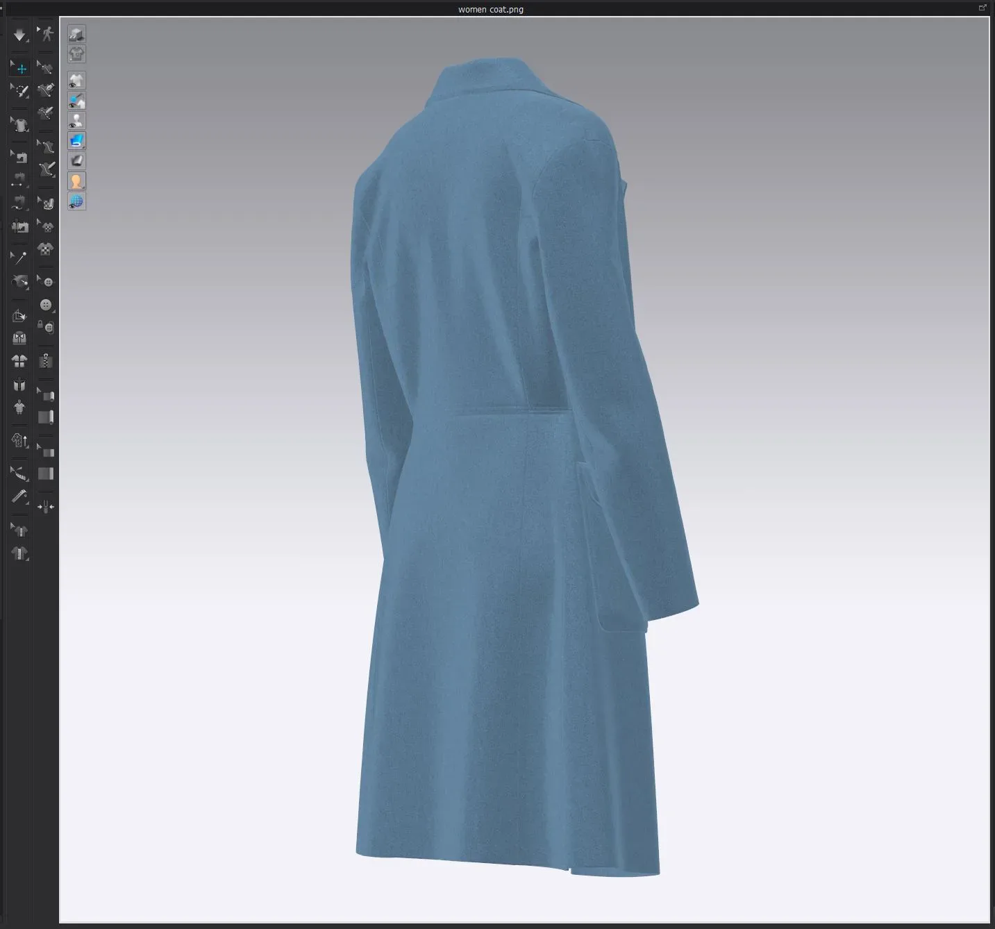 Women Coat, marvelous designer,clo3d