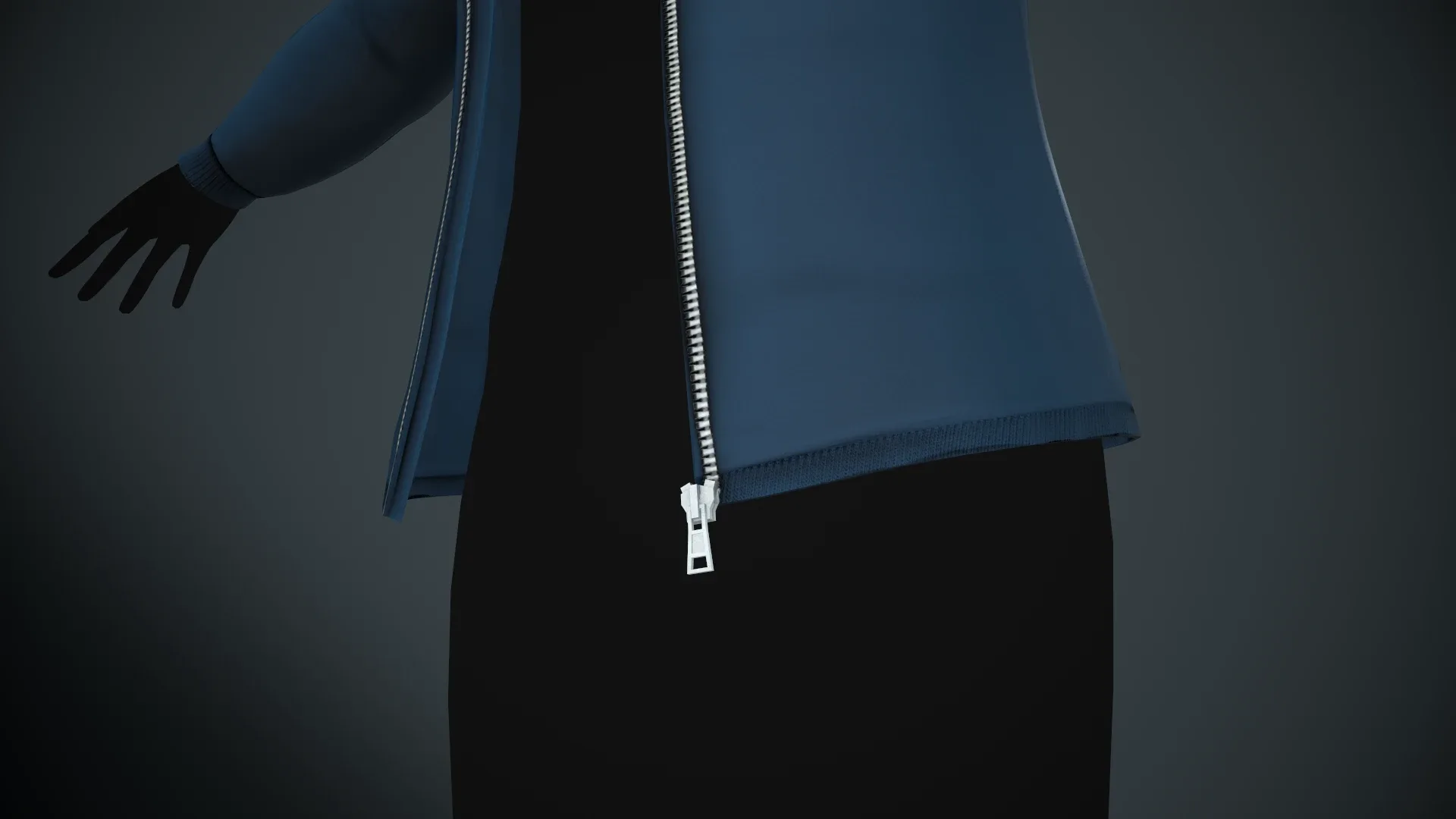 Female Blue Jacket Style 1