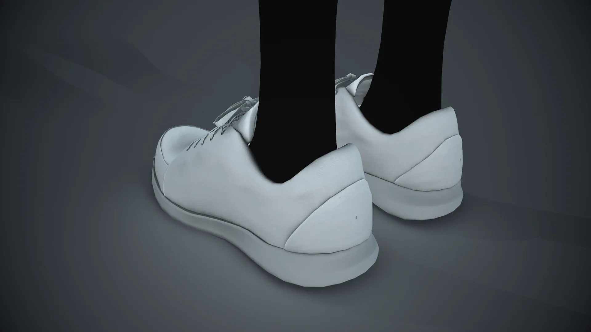 stylish white shoes