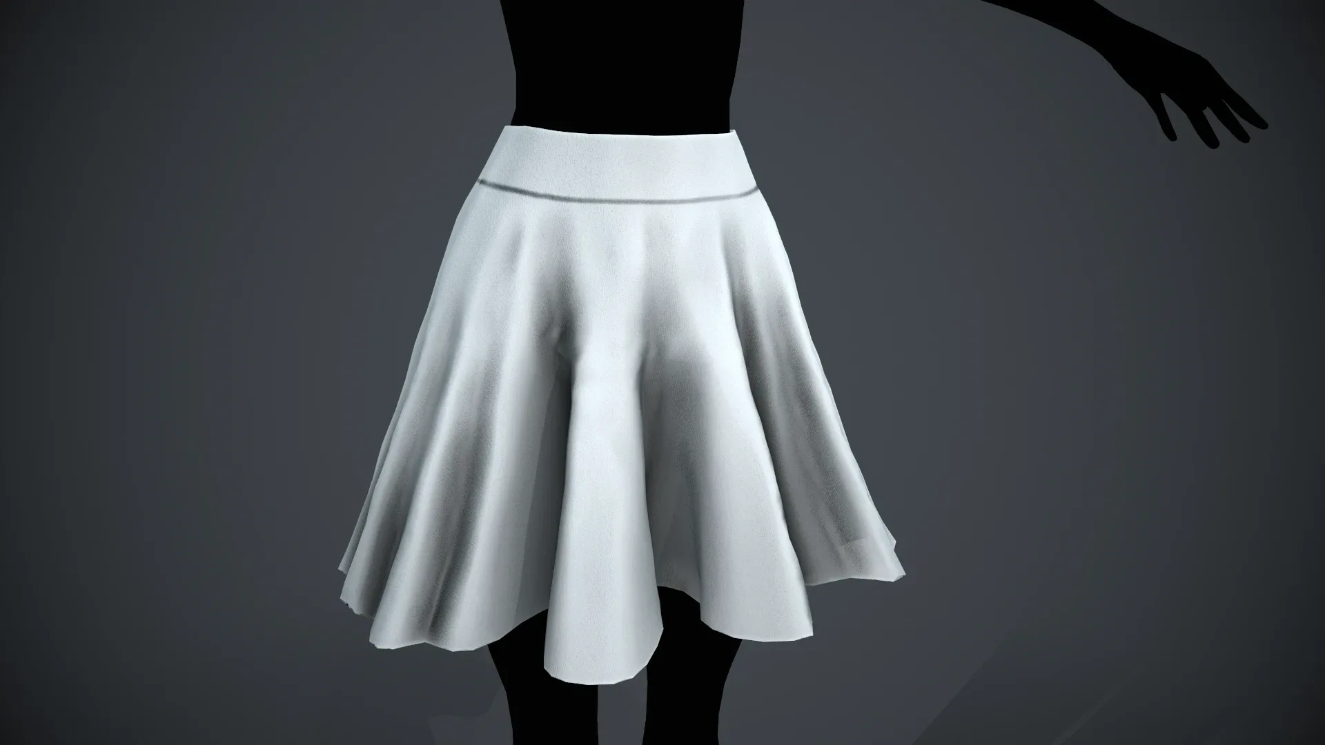 Female White Skirt Style 1