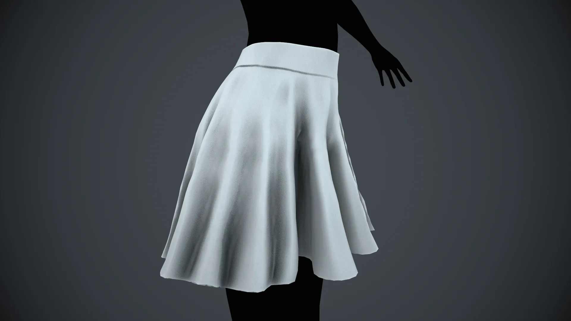 Female White Skirt Style 1