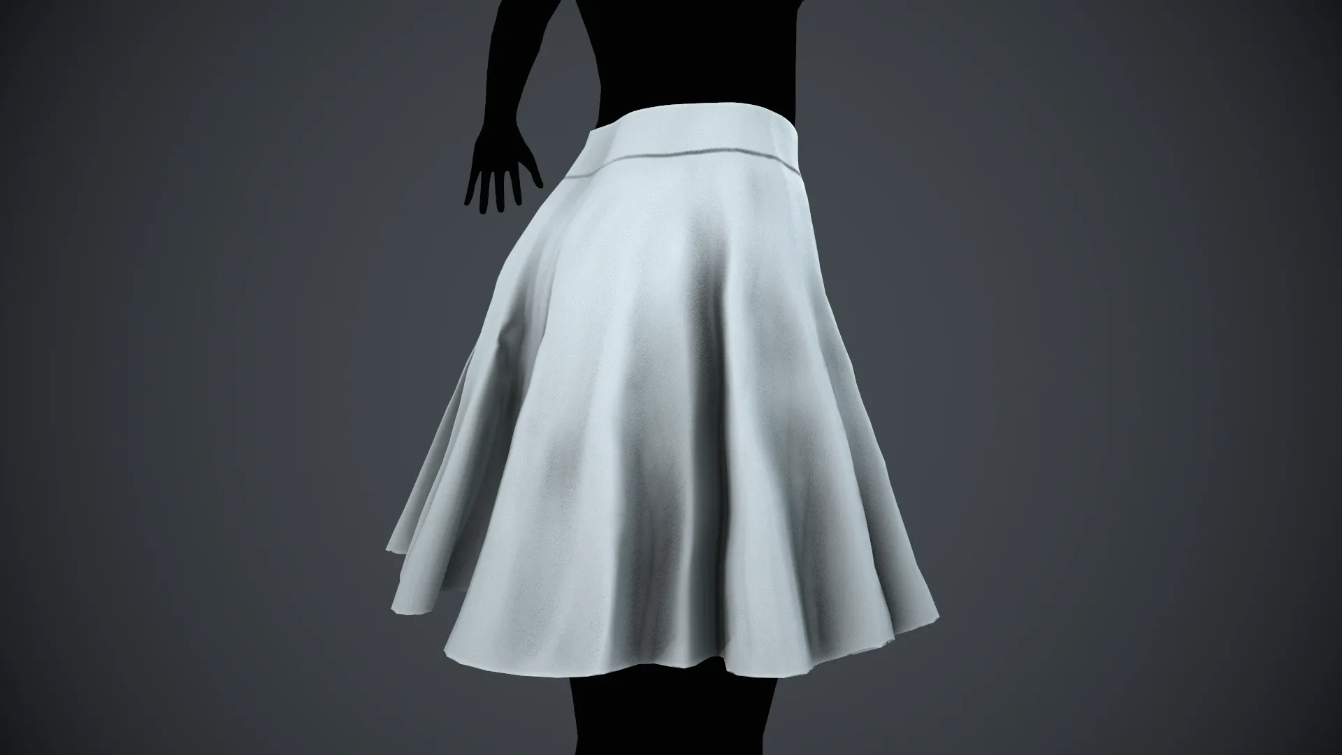 Female White Skirt Style 1