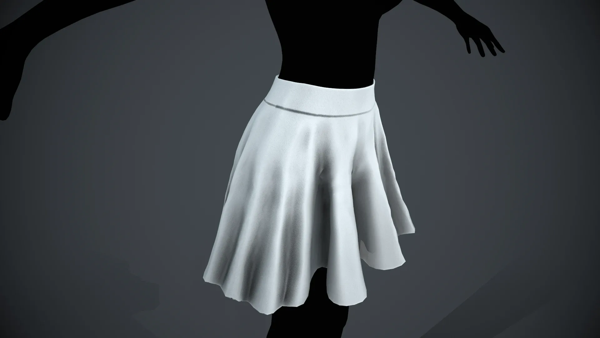 Female White Skirt Style 1