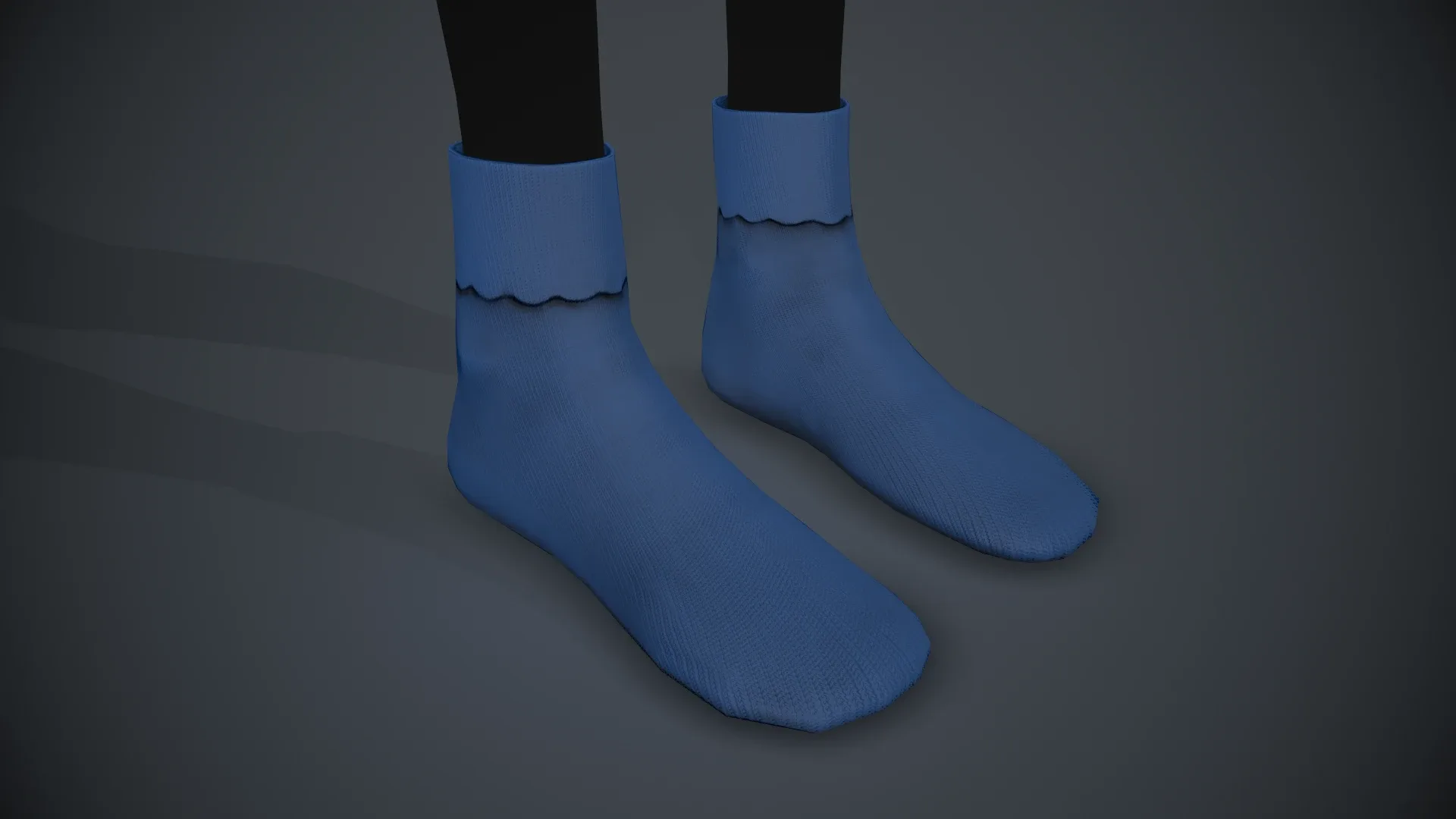 Blue Socks Style 1