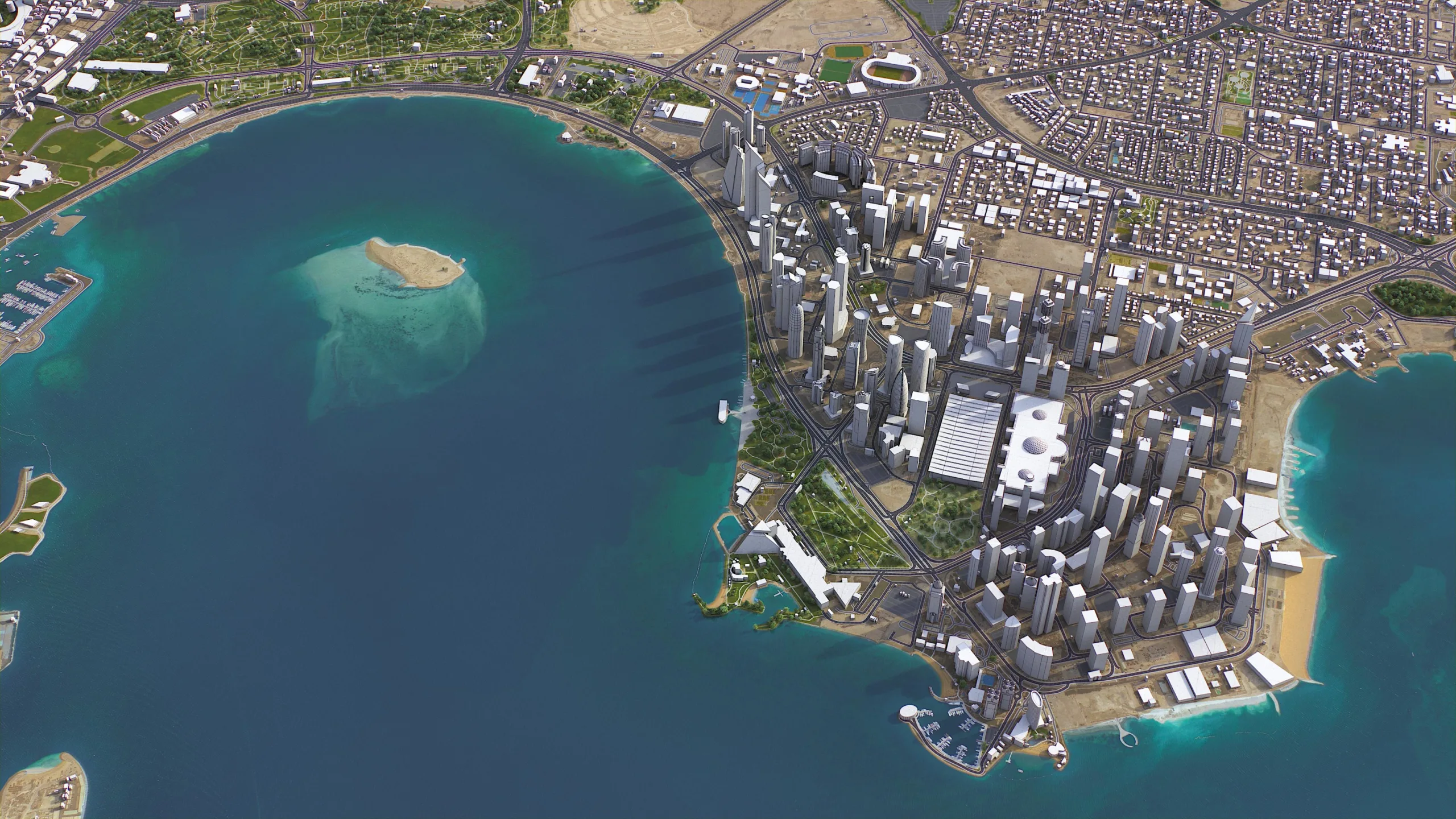 Doha - 3d city model