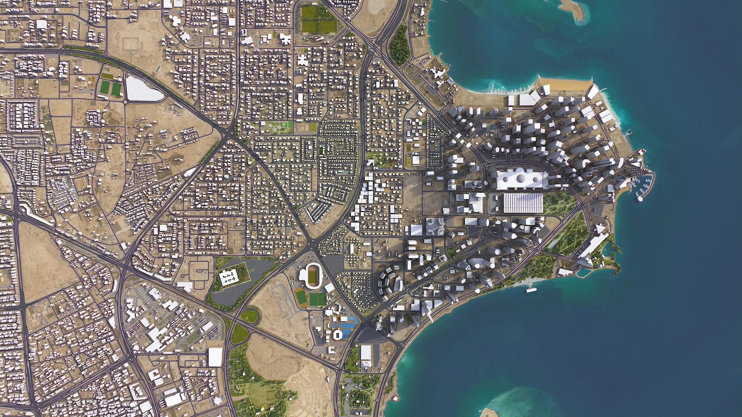 Doha - 3d city model