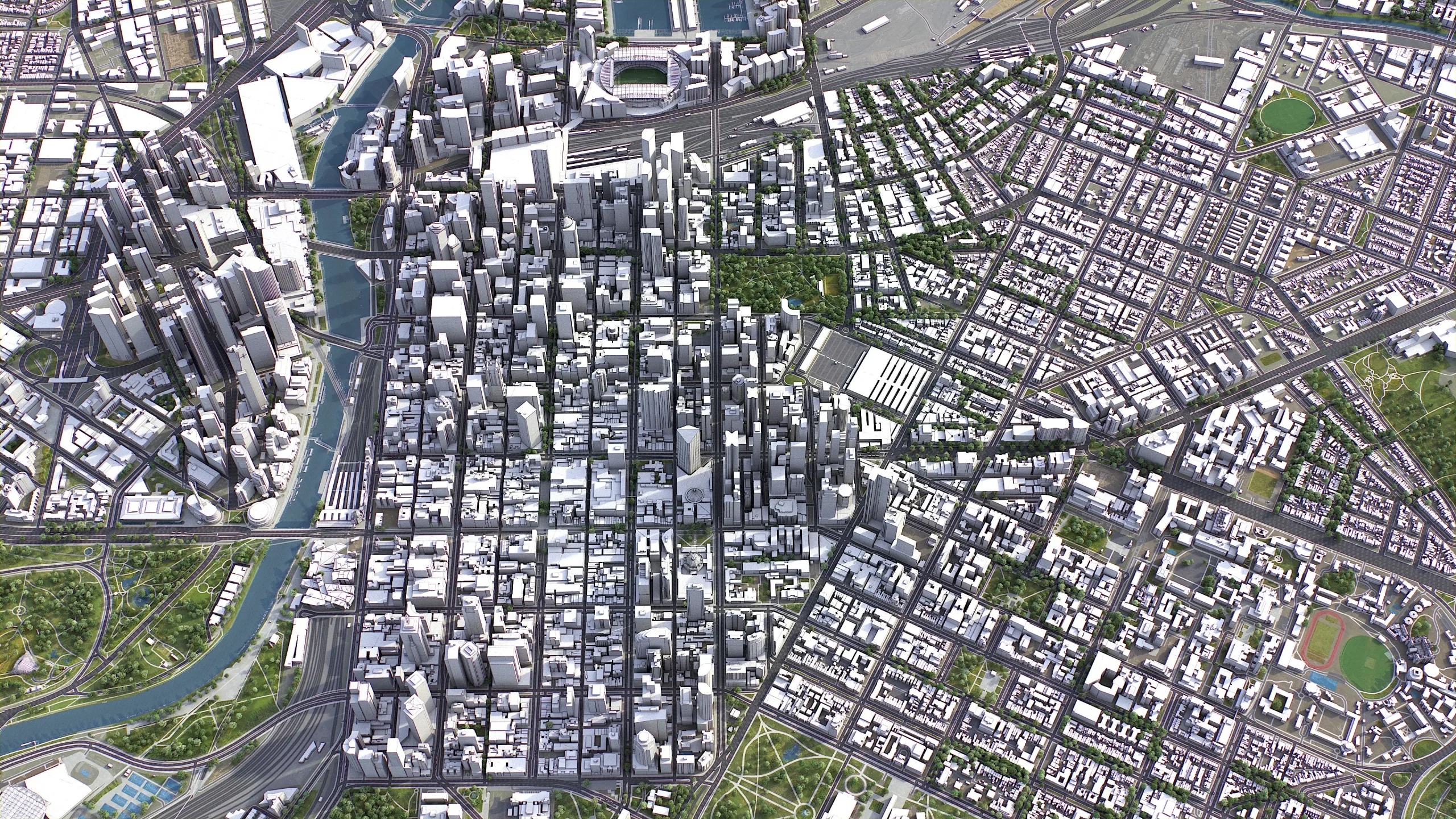 Melbourne - 3d city model