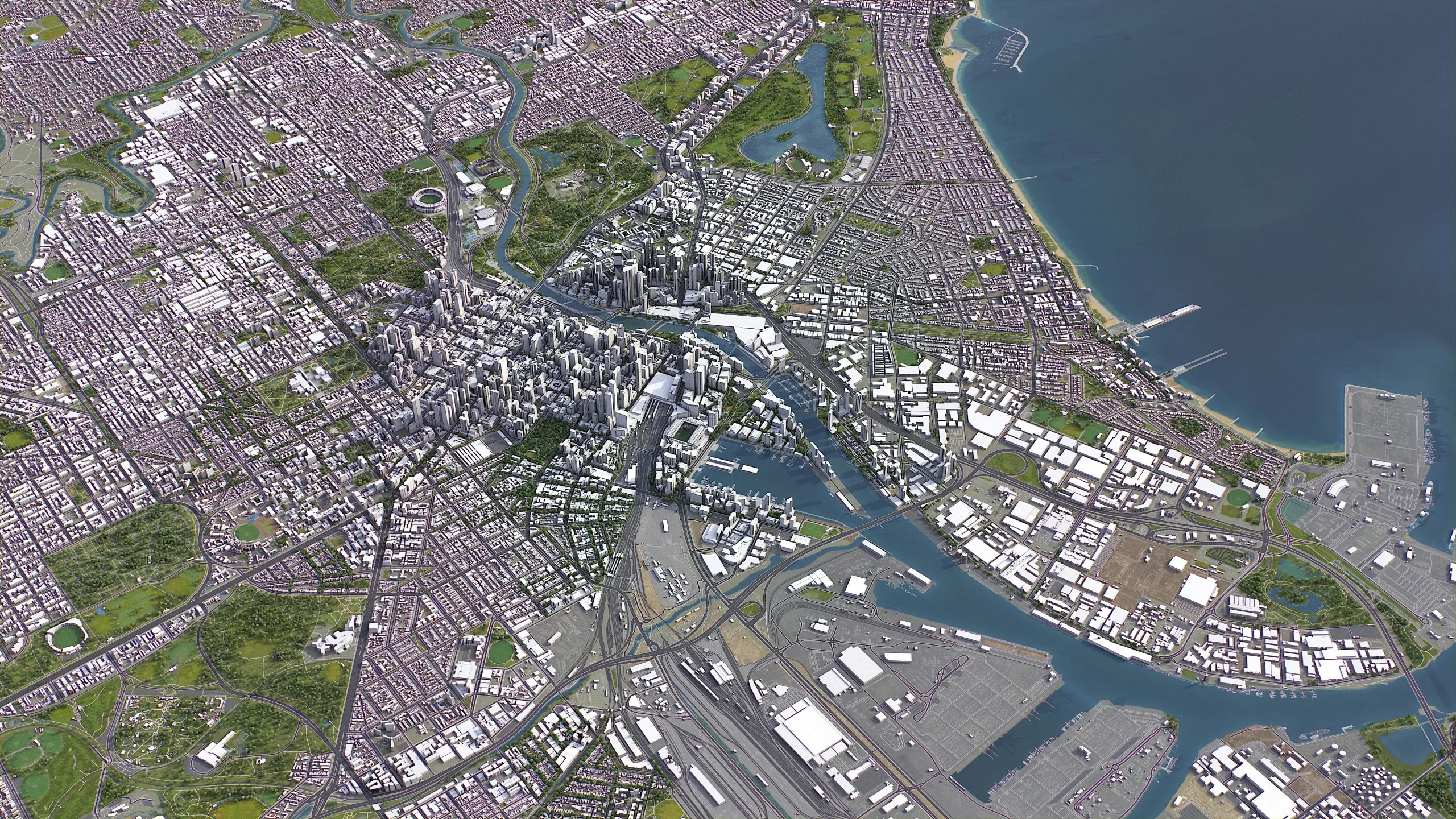 Melbourne - 3d city model