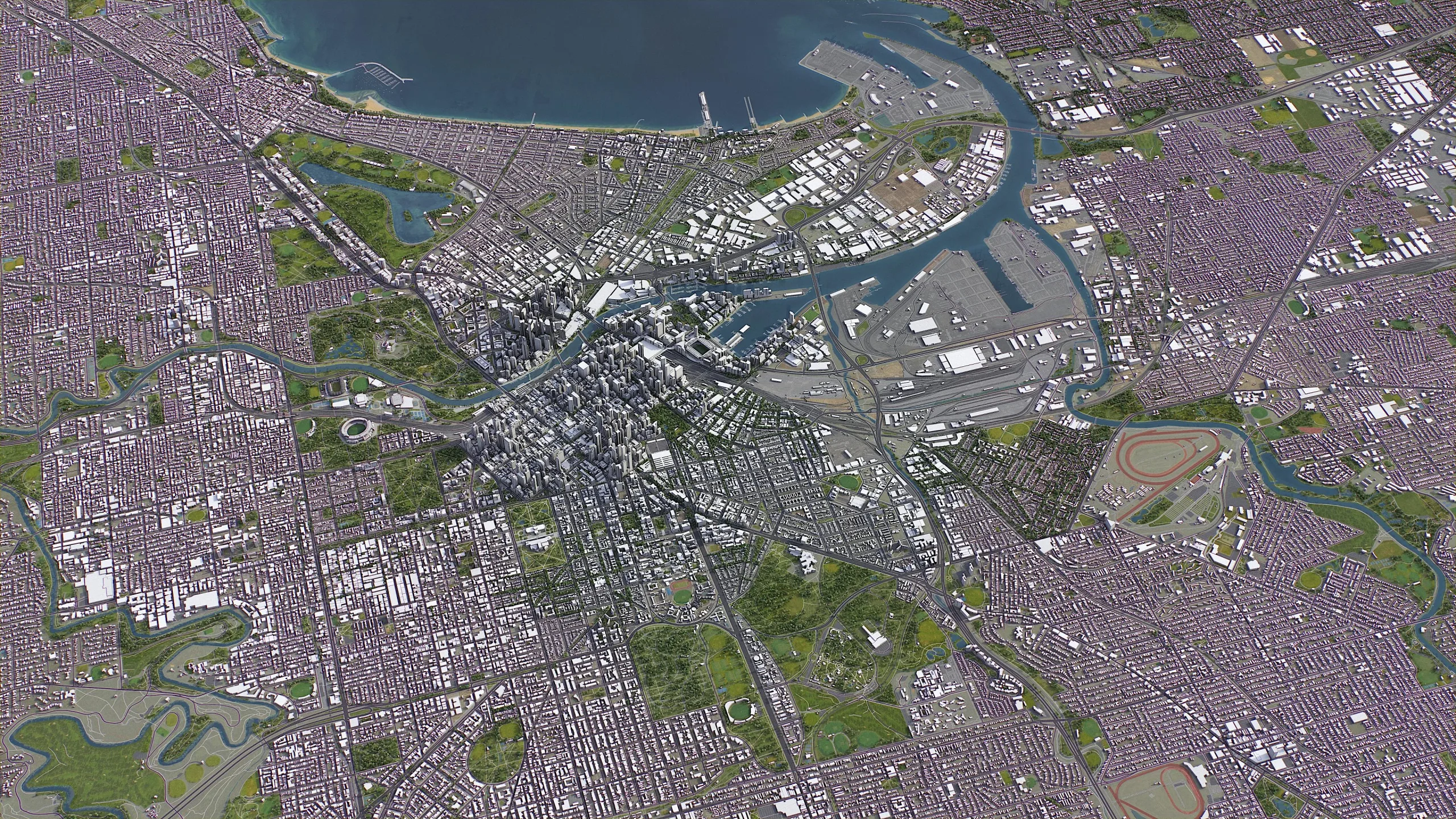 Melbourne - 3d city model