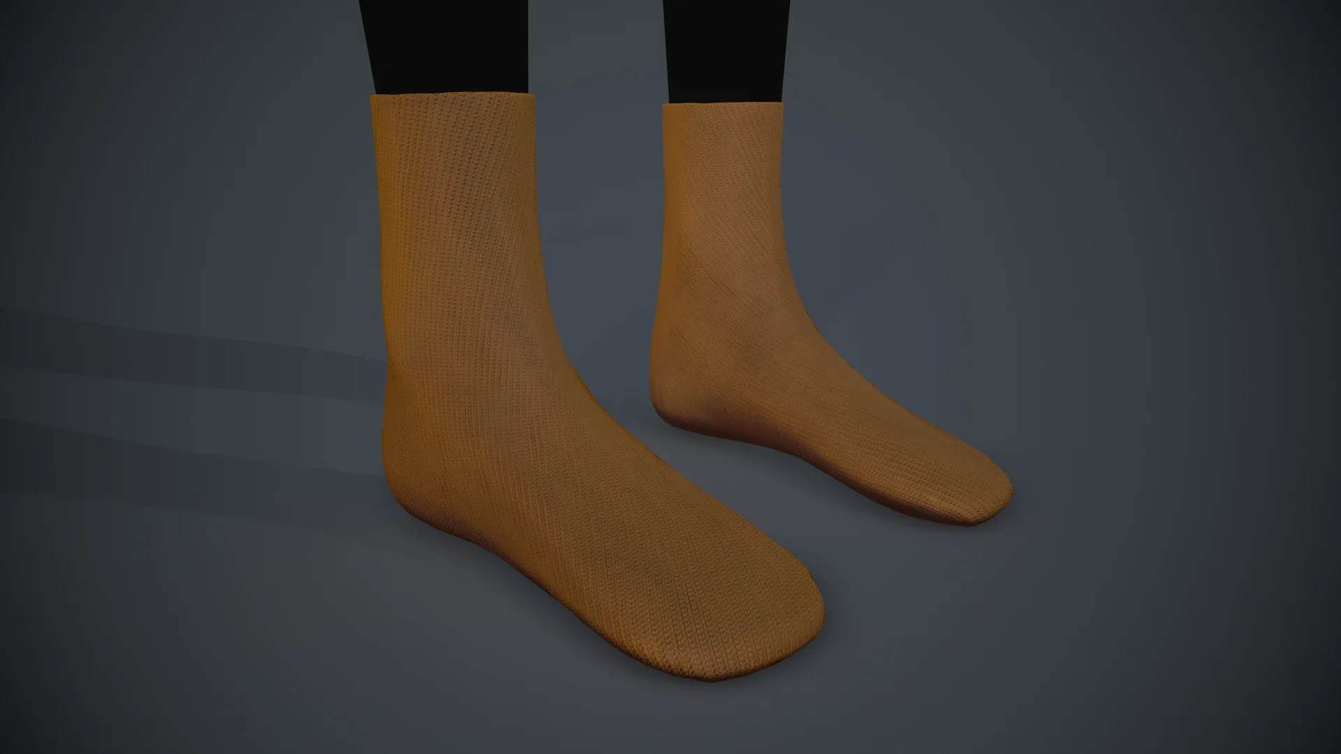 Brown Socks Style 4