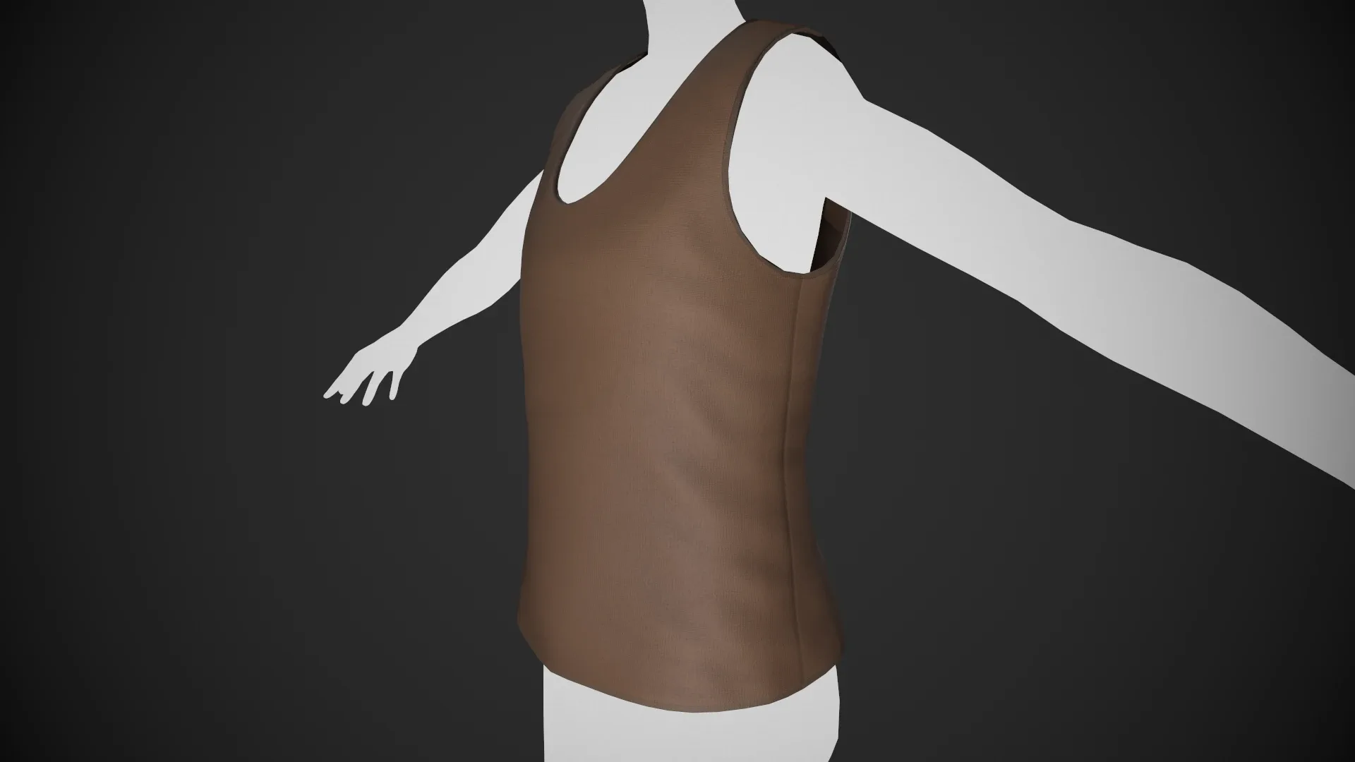 Brown Tank Top