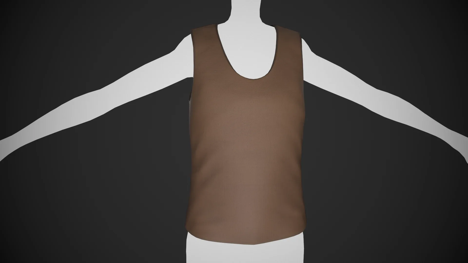 Brown Tank Top