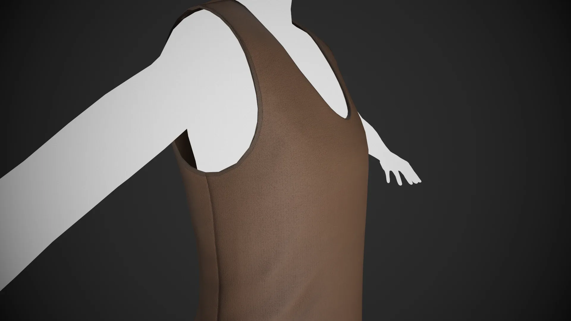 Brown Tank Top