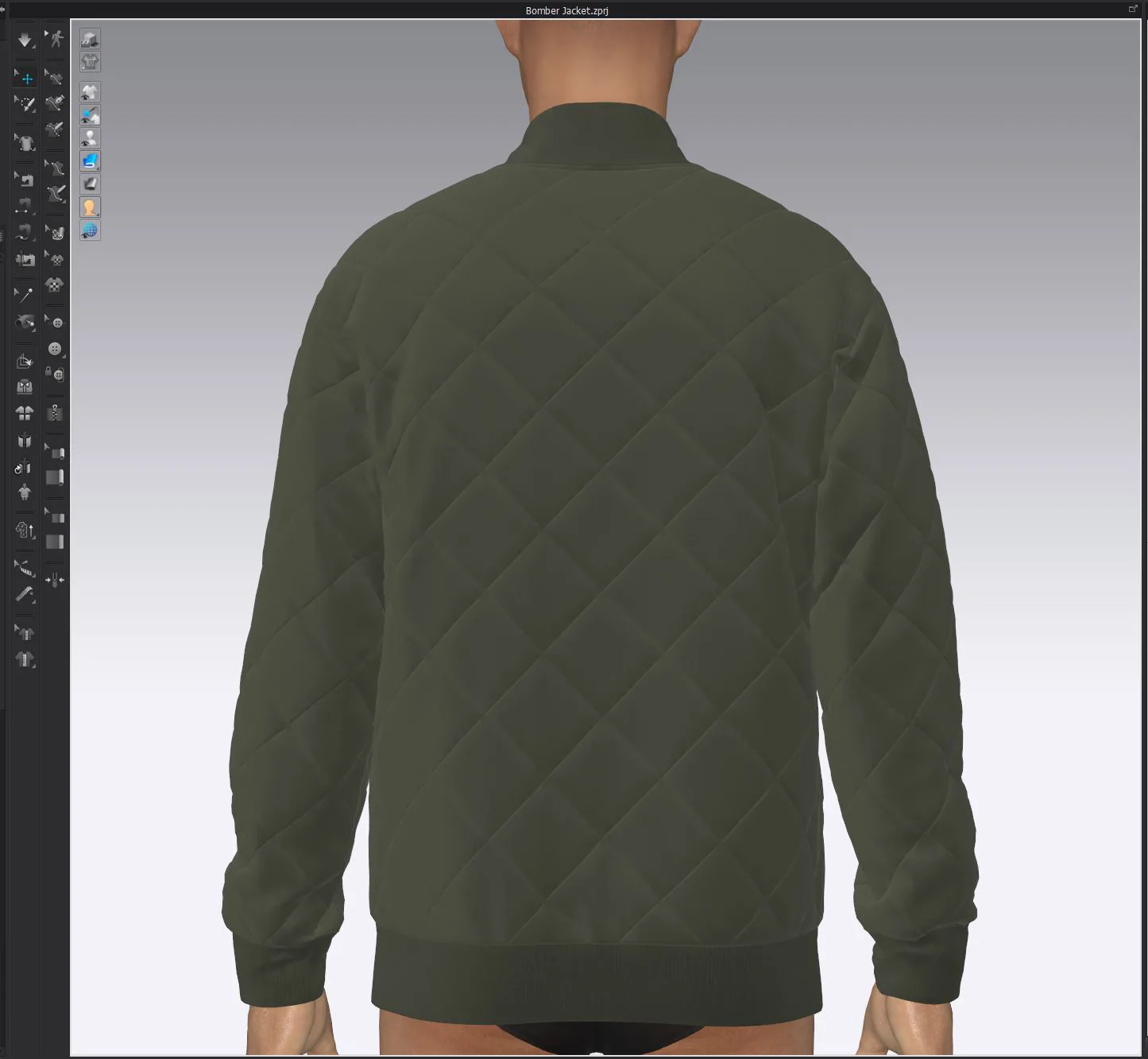 Bomber Jacket, marvelous designer,clo3d