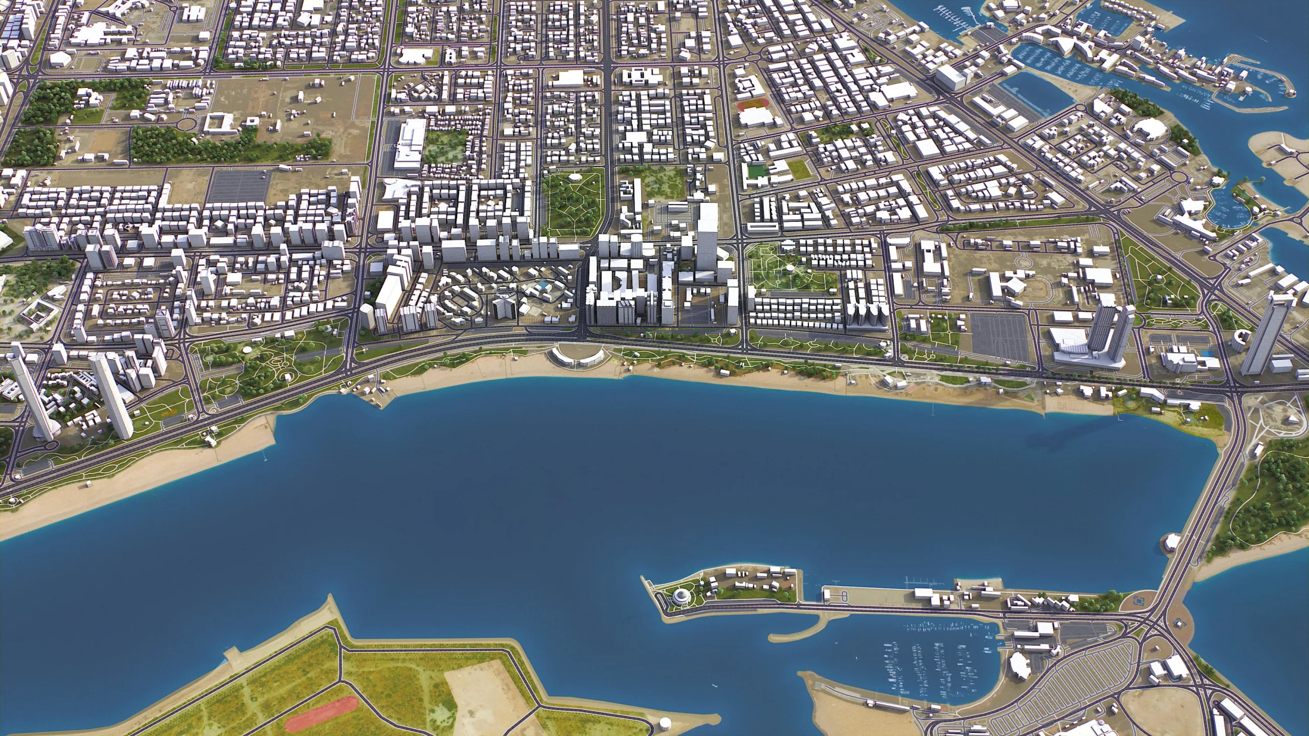 Abu Dhabi - 3D city model