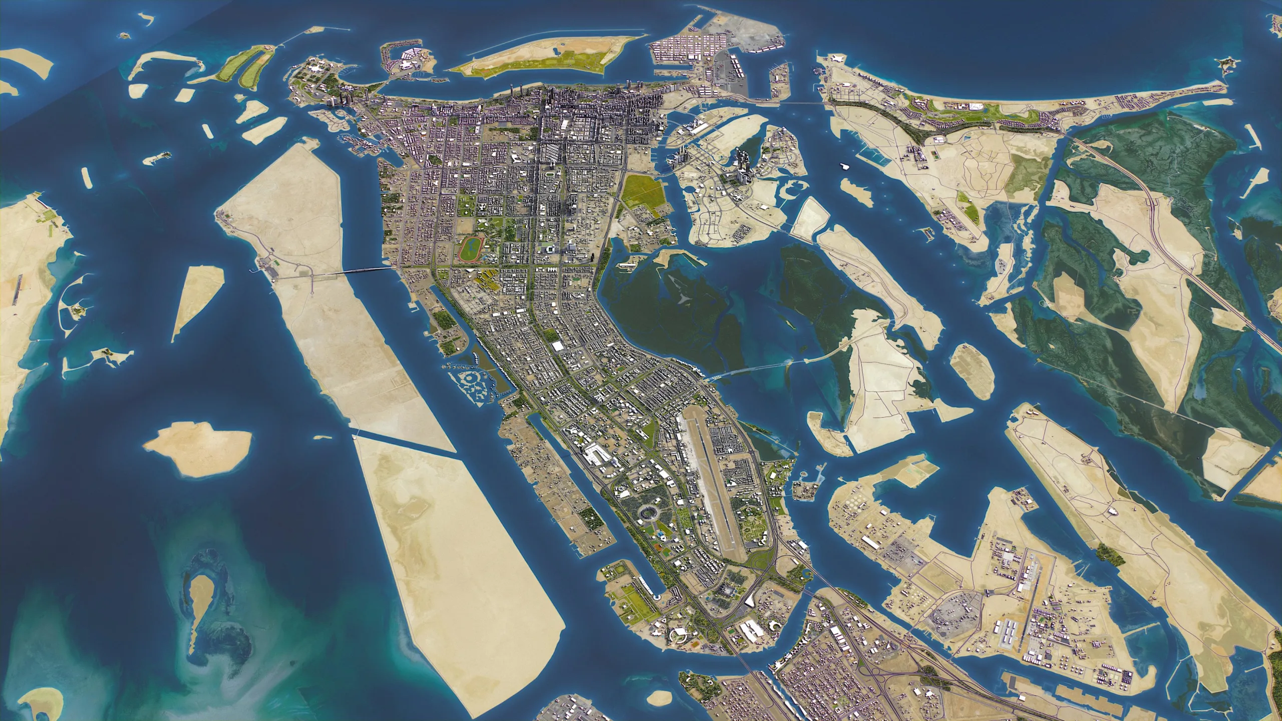 Abu Dhabi - 3D city model