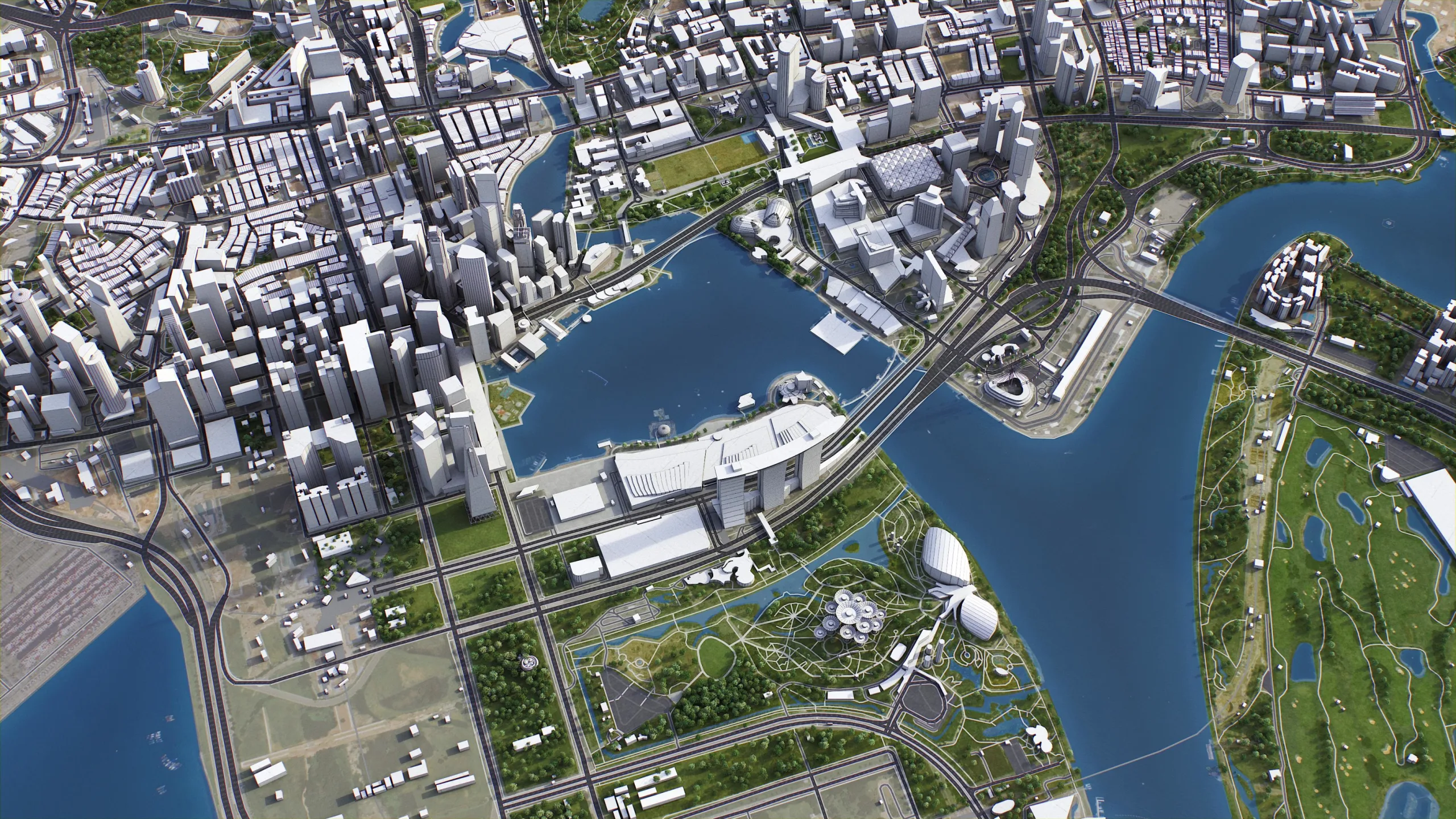 Singapore - 3D city model