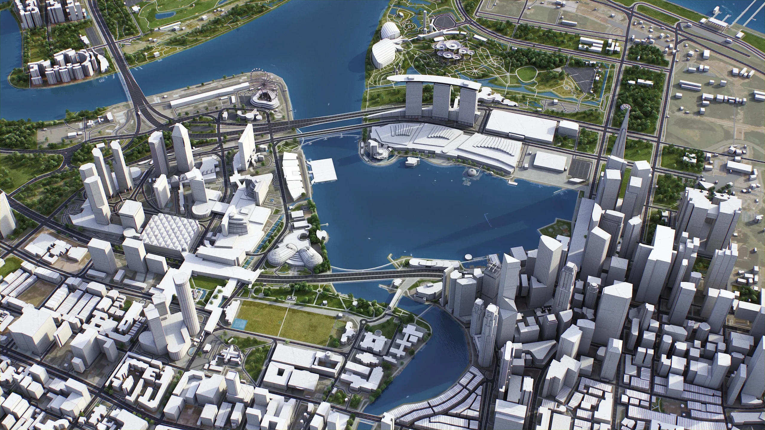 Singapore - 3D city model