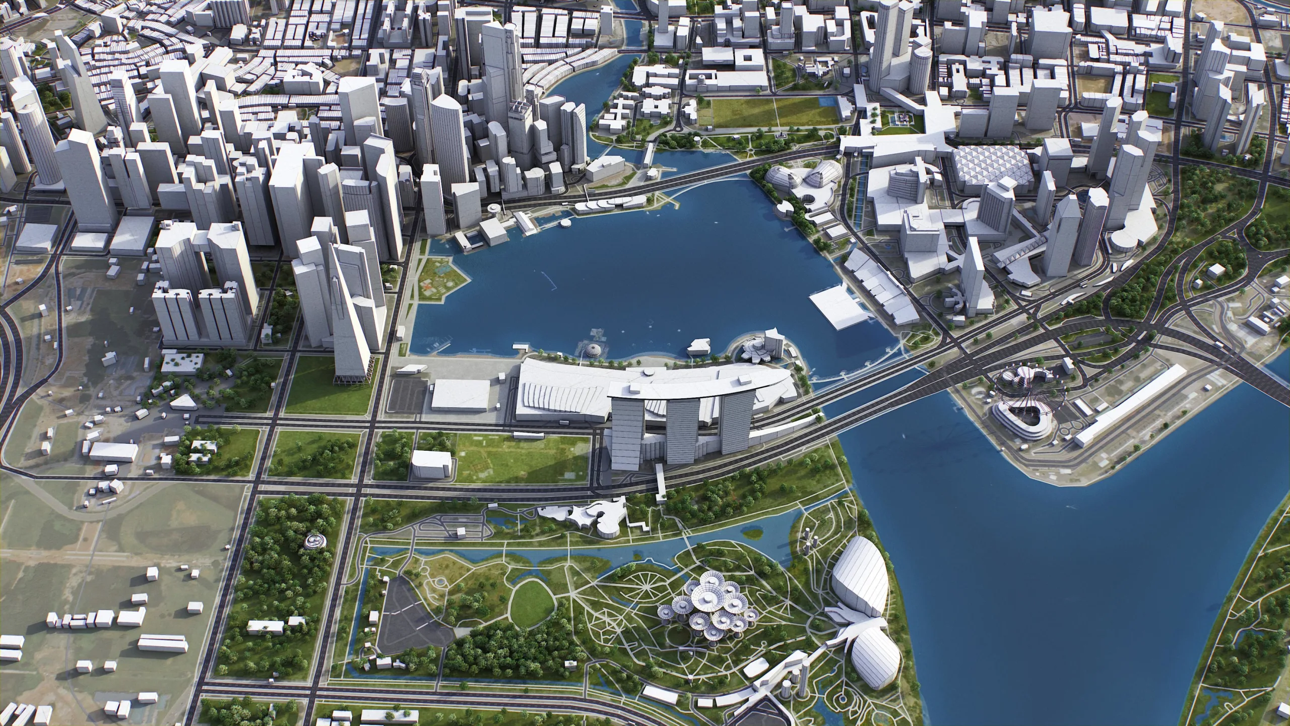 Singapore - 3D city model