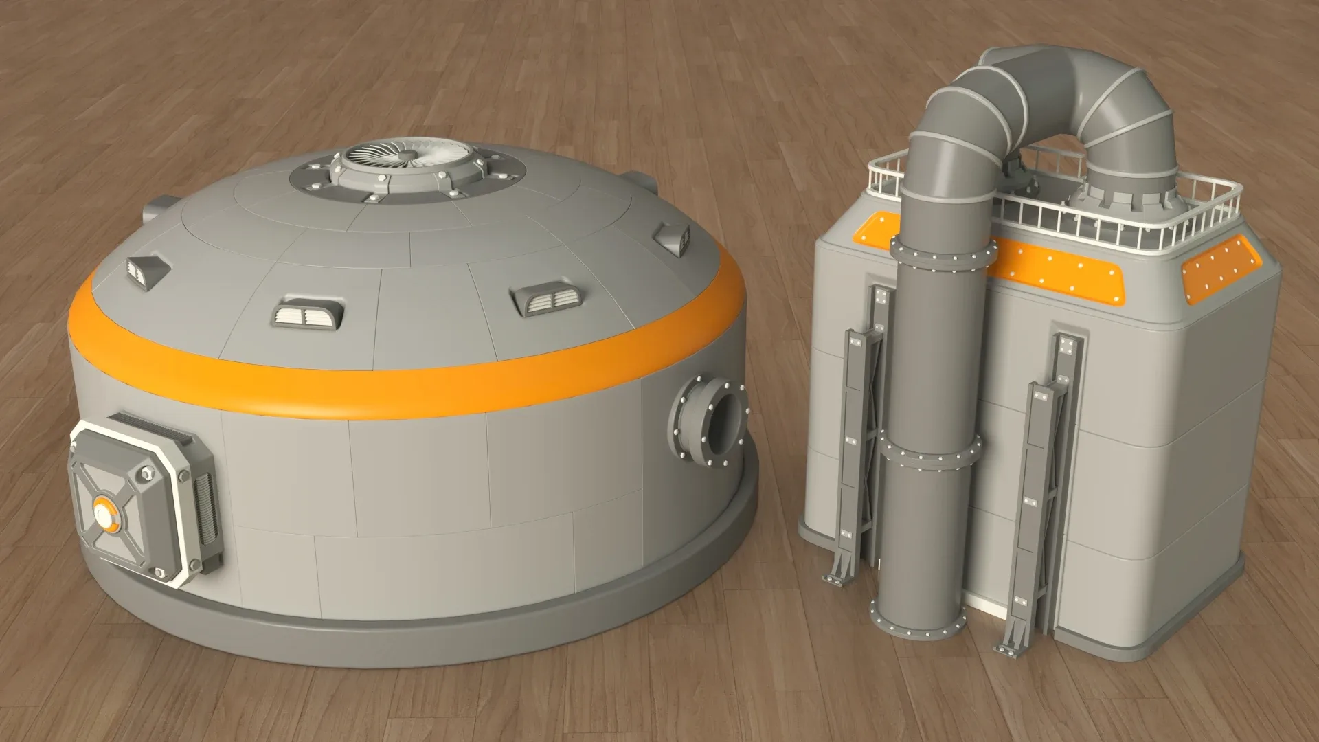 Industrial Tanks - part - 4 - 30 pieces