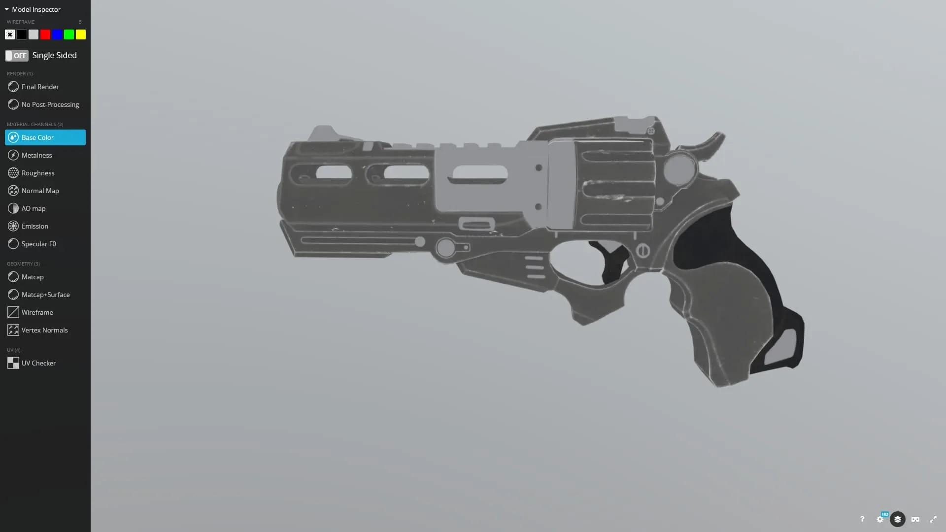 Gun Scifi Holodix - Game Ready