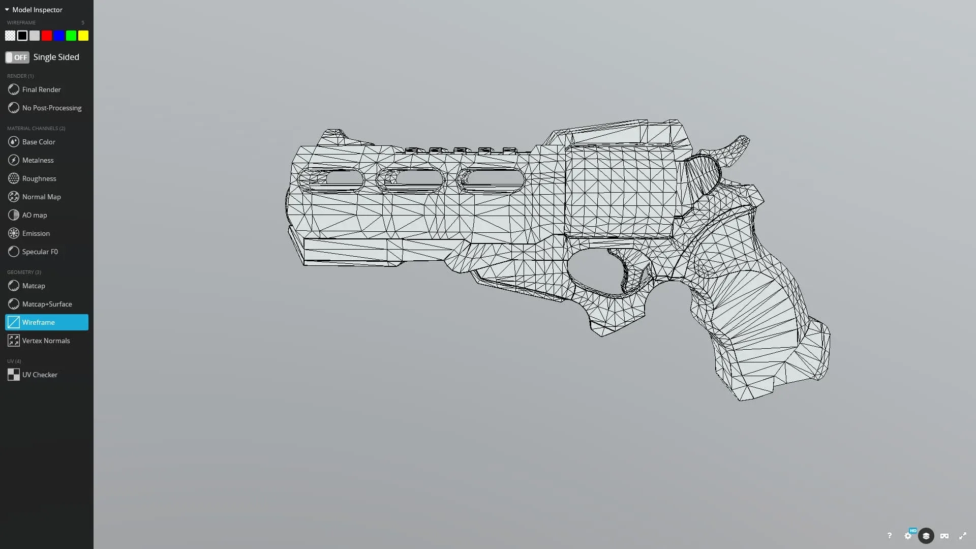 Gun Scifi Holodix - Game Ready