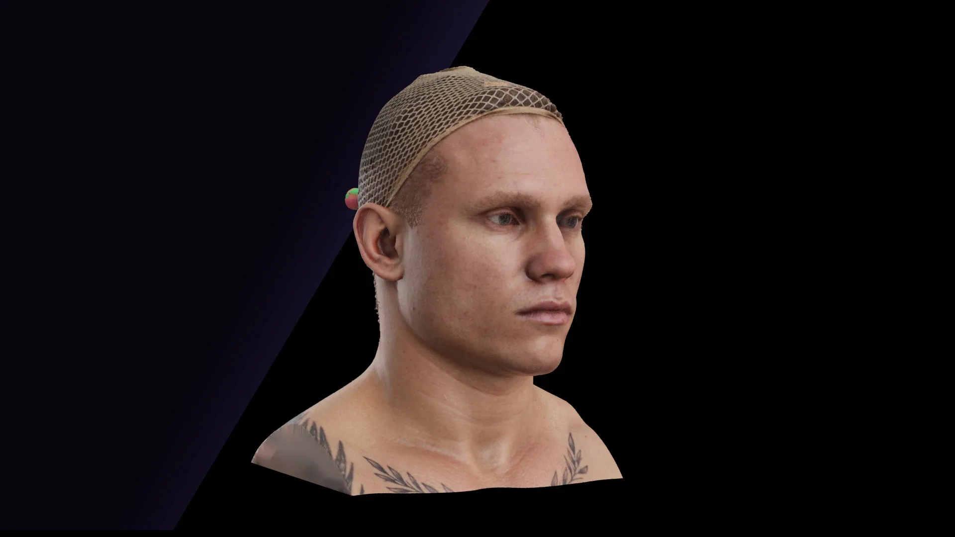 Raw Head Scan | 3D Model Gilbert