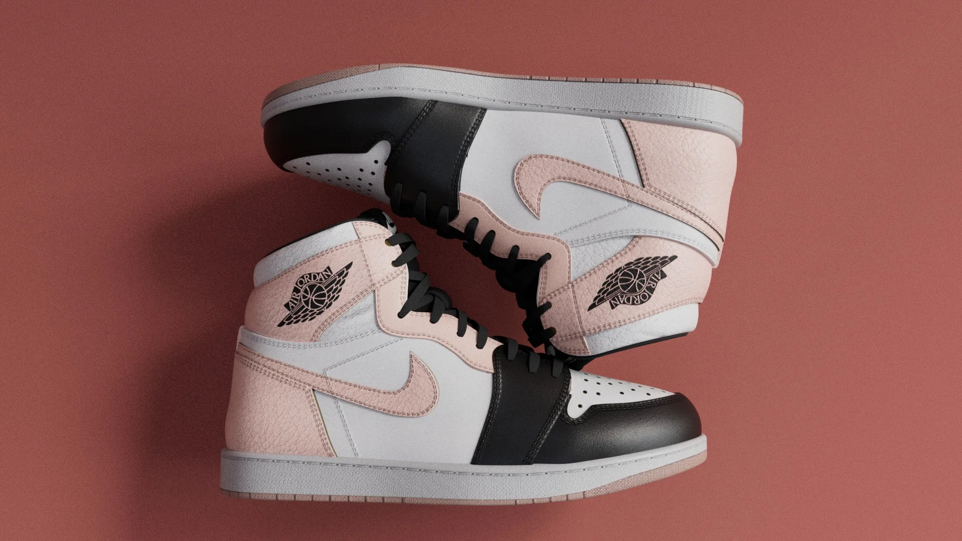 Shose AirJordan 1 Retro HighOG Color Pink Girl