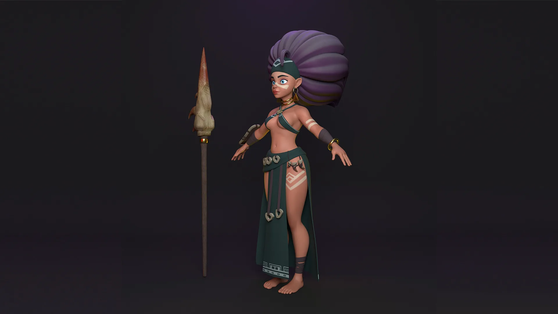 Character Native 3D model