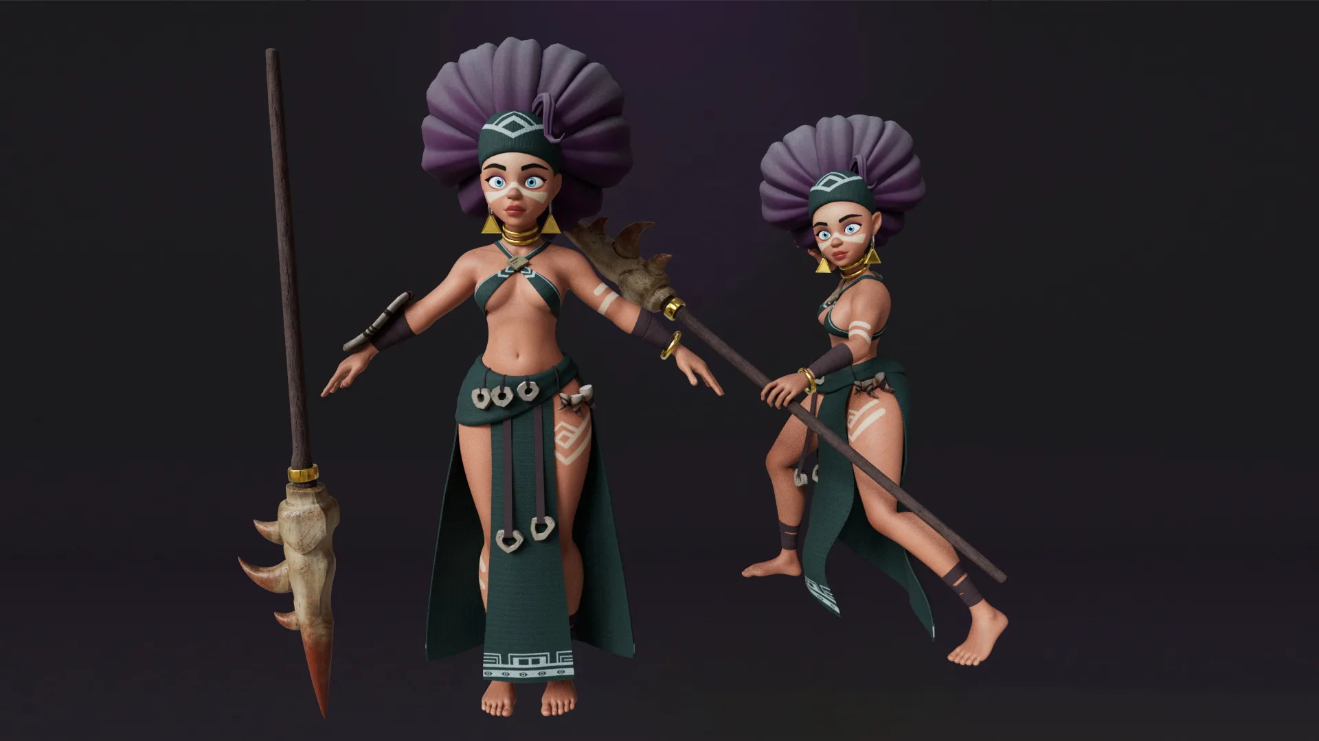 Character Native 3D model