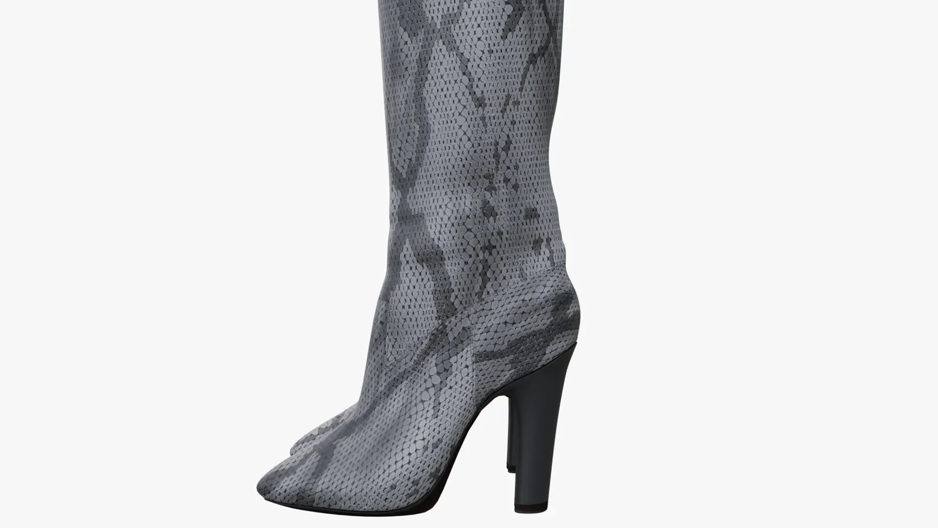 Women's snakeskin boots