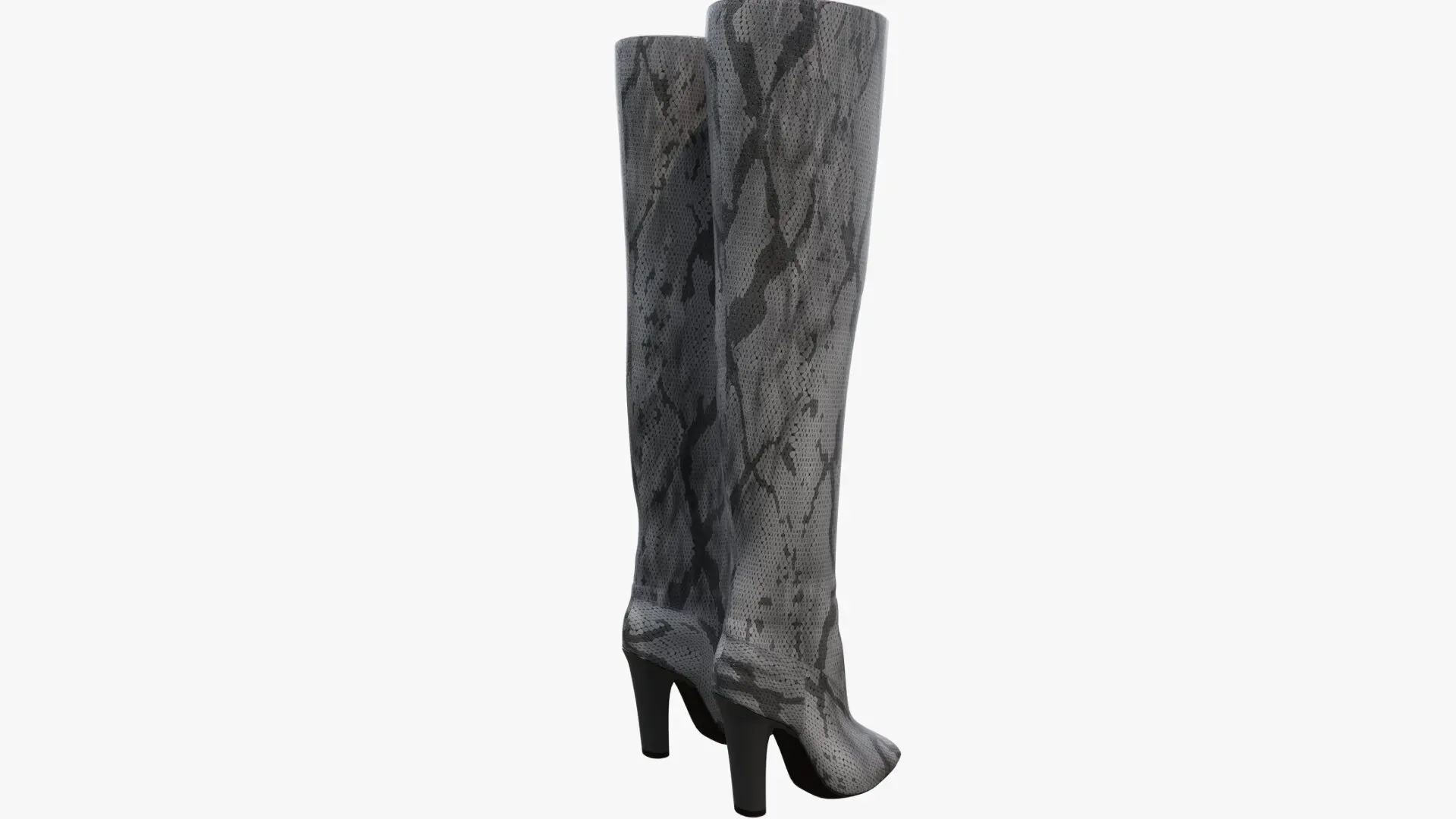 Women's snakeskin boots