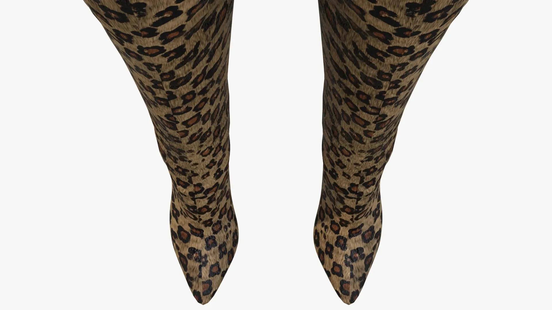 Women's leopard skin boots