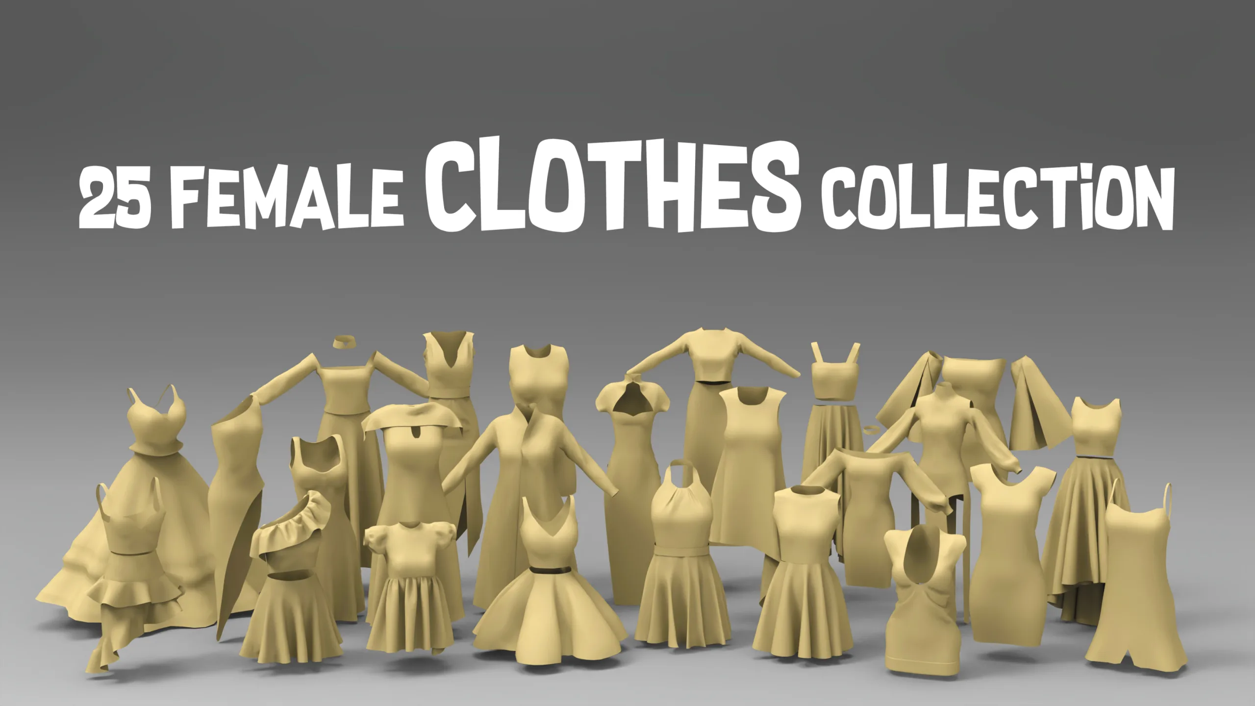 25 female clothes collection