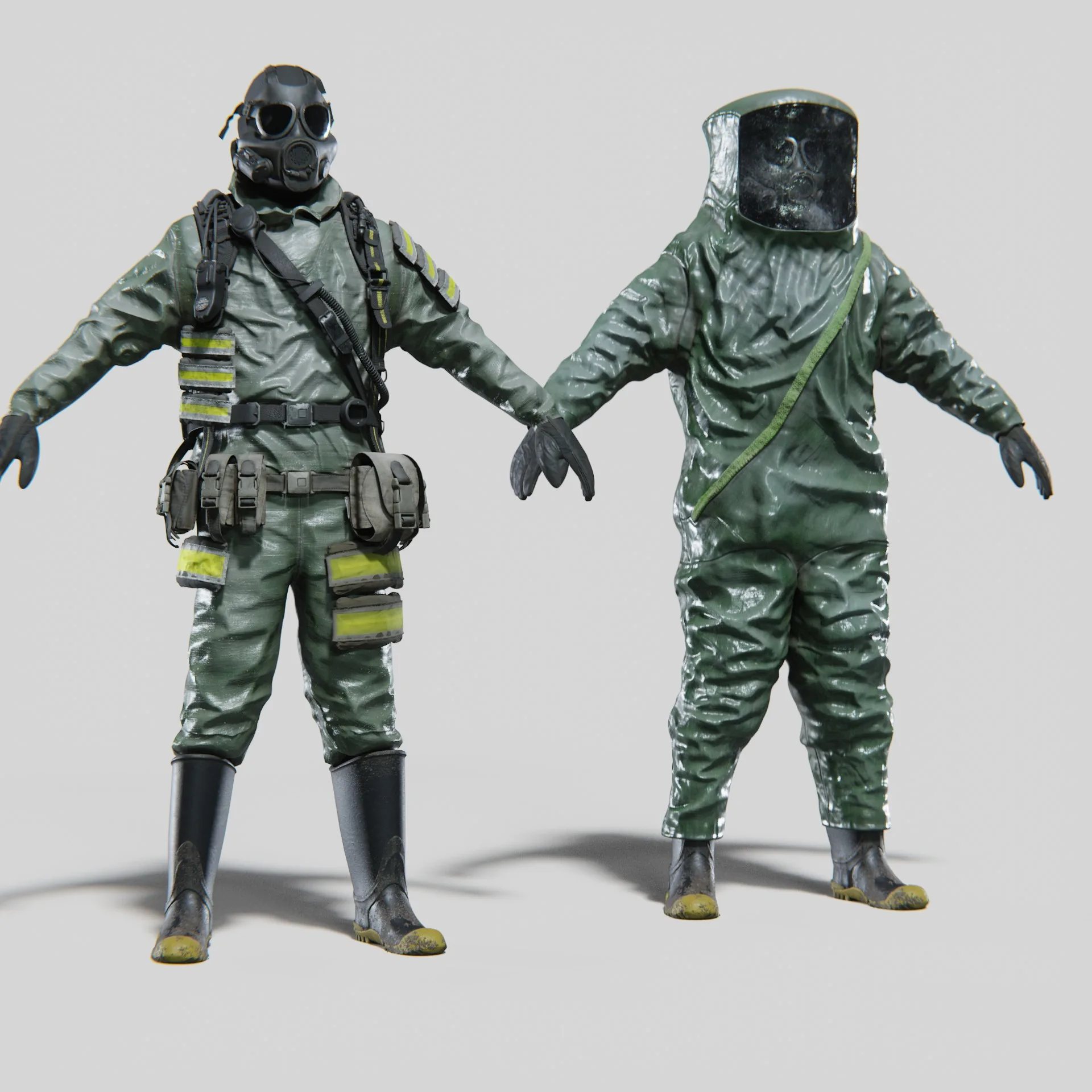 HAZMAT NBC Suit Rigged