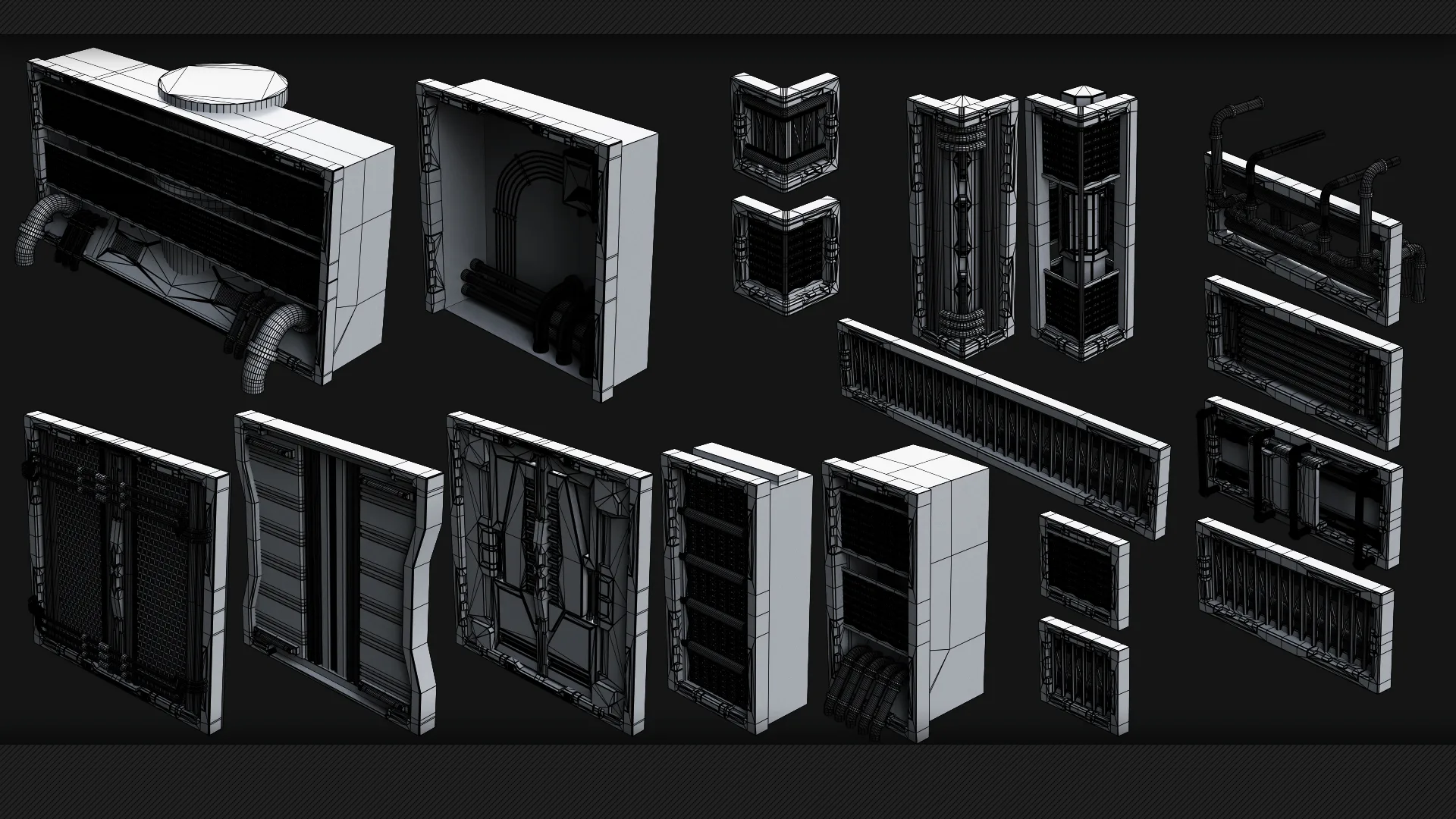 110 Sci-Fi Panels - KITBASH - VOL 07