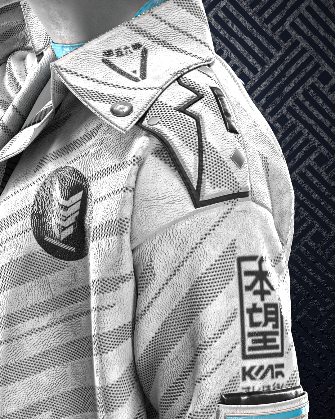 Techwear No.2 (Marvelous Designer & Clo3d & FBX & OBJ & Texture)