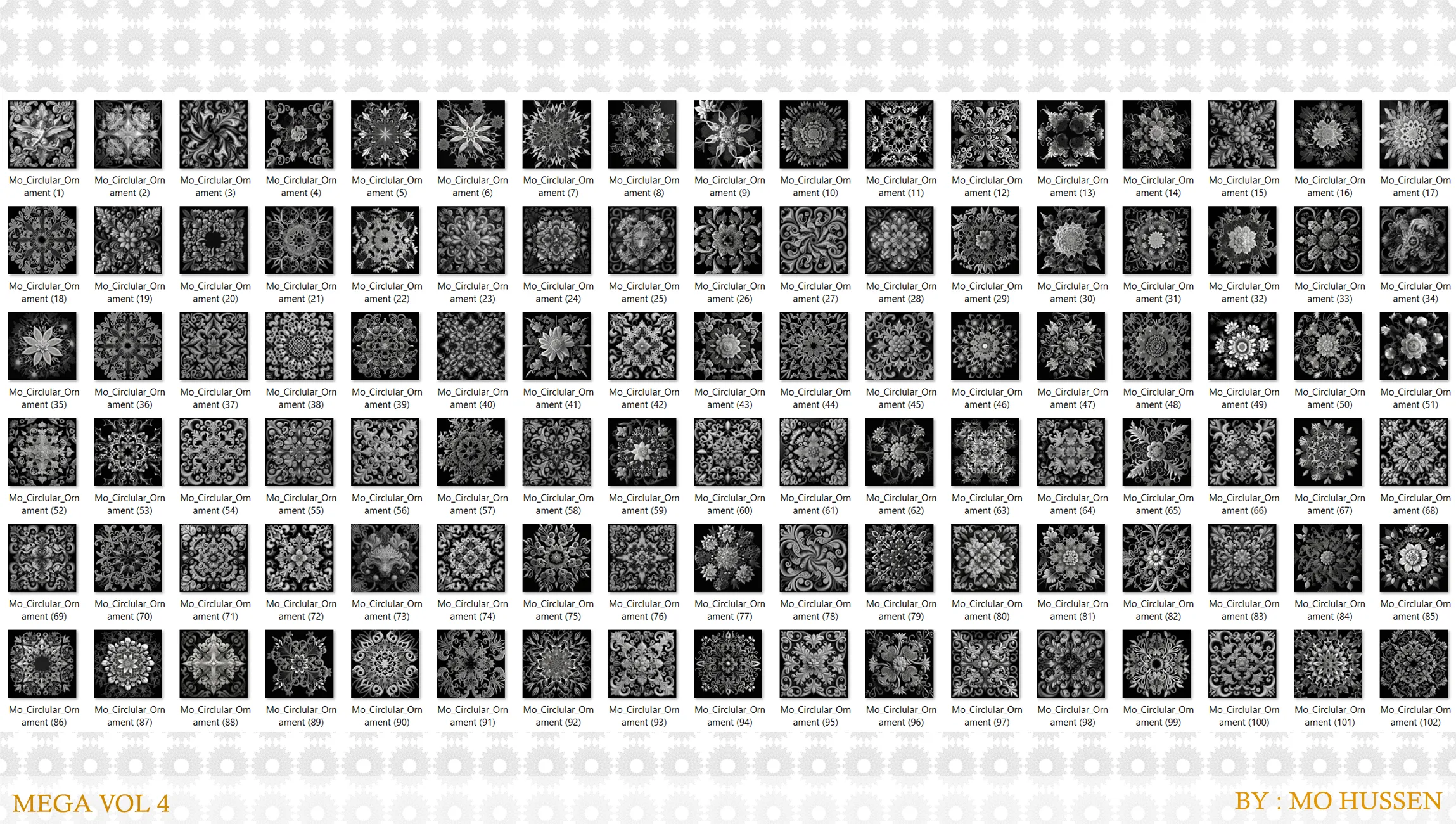 +1000 Mega Ornamental Patterns
