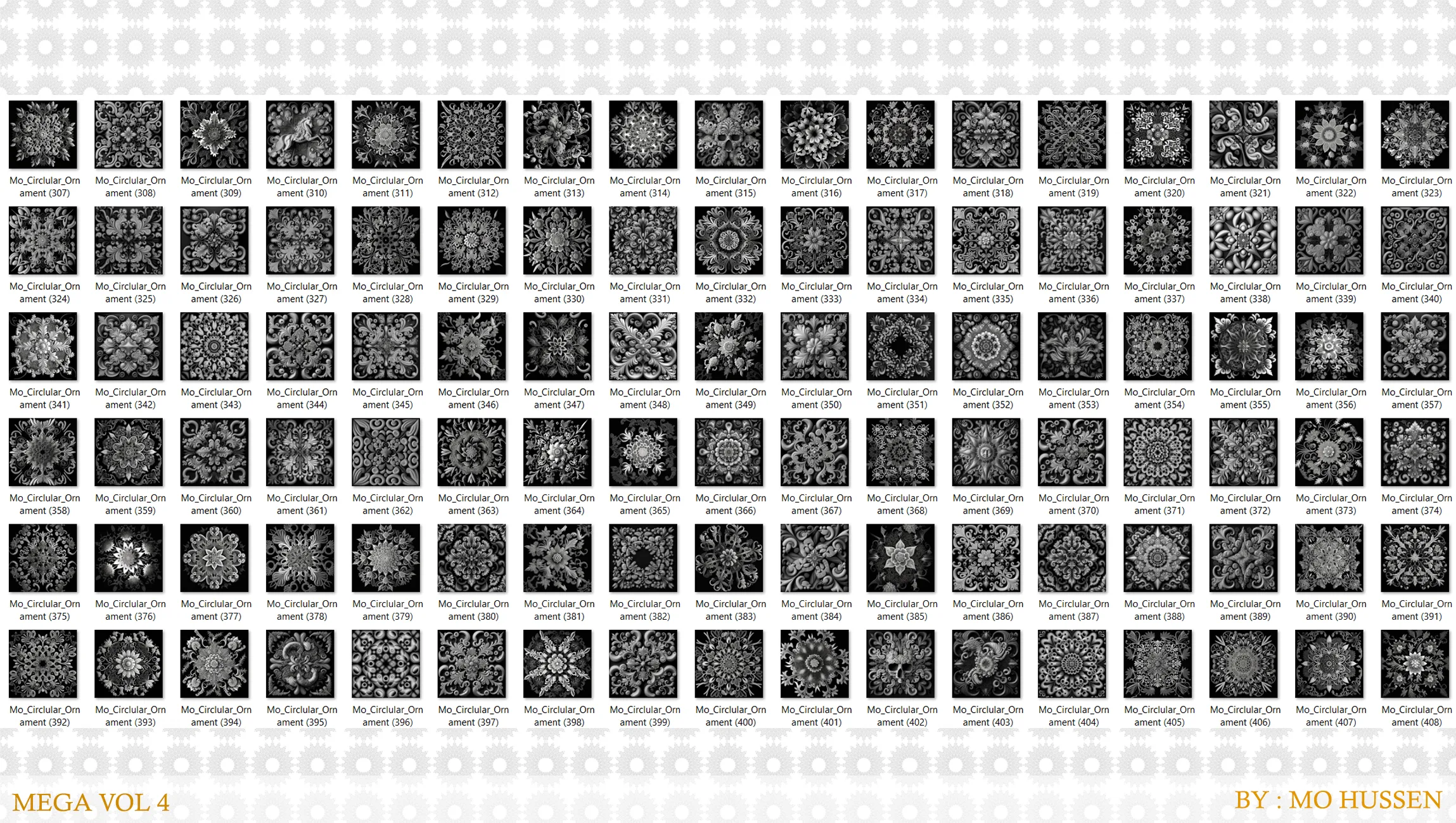 +1000 Mega Ornamental Patterns