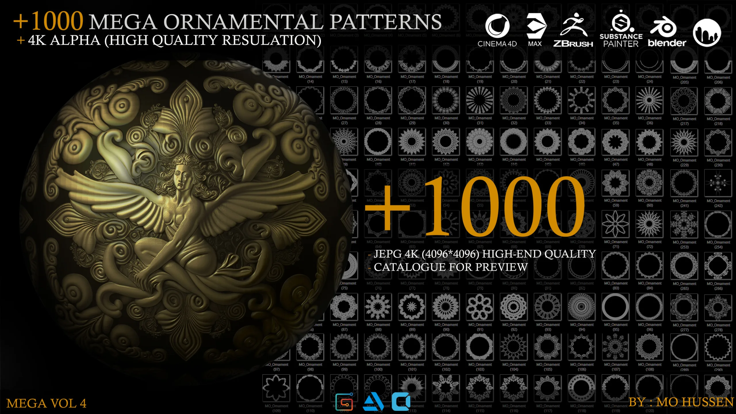 +1000 Mega Ornamental Patterns