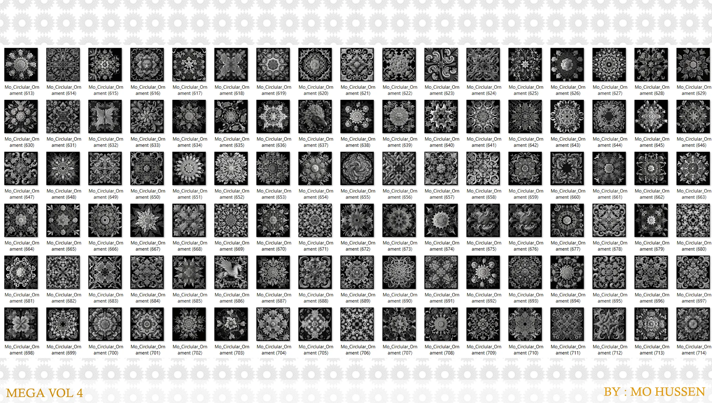+1000 Mega Ornamental Patterns