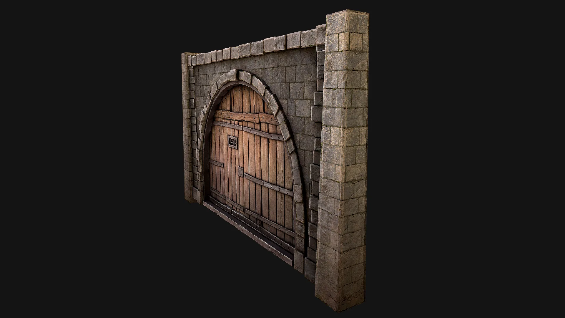 Medieval Prison Door