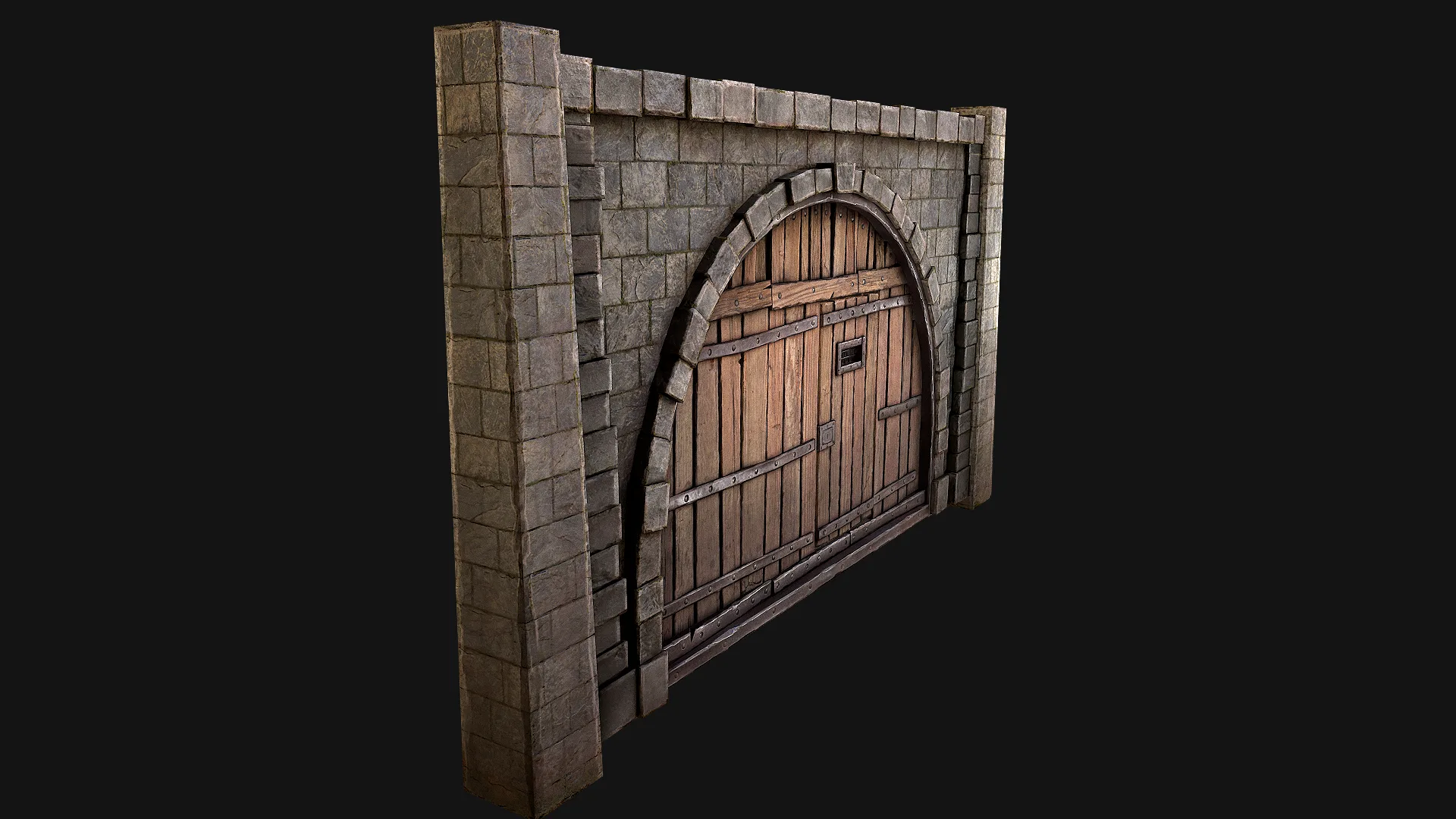 Medieval Prison Door