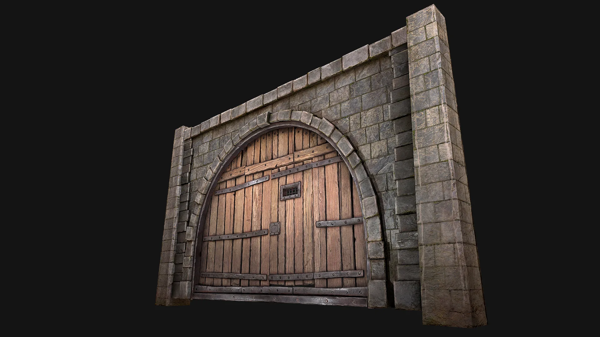 Medieval Prison Door