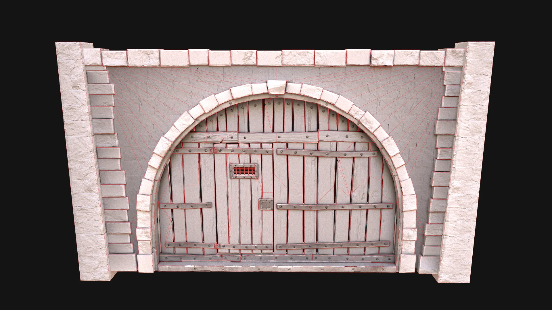 Medieval Prison Door