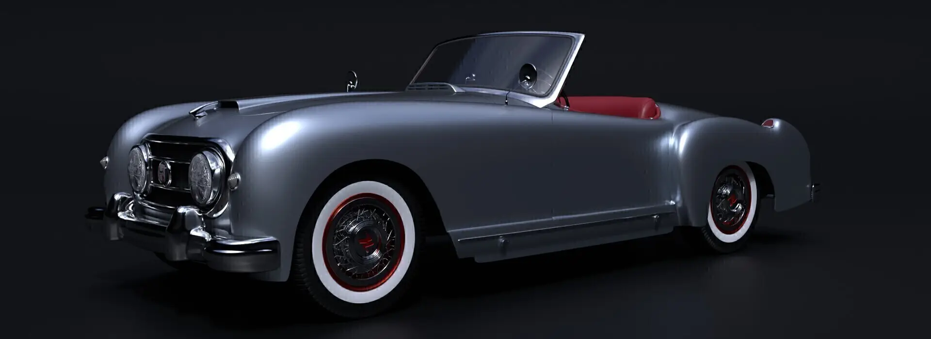 Blender Vintage Car Creation FlippedNormals