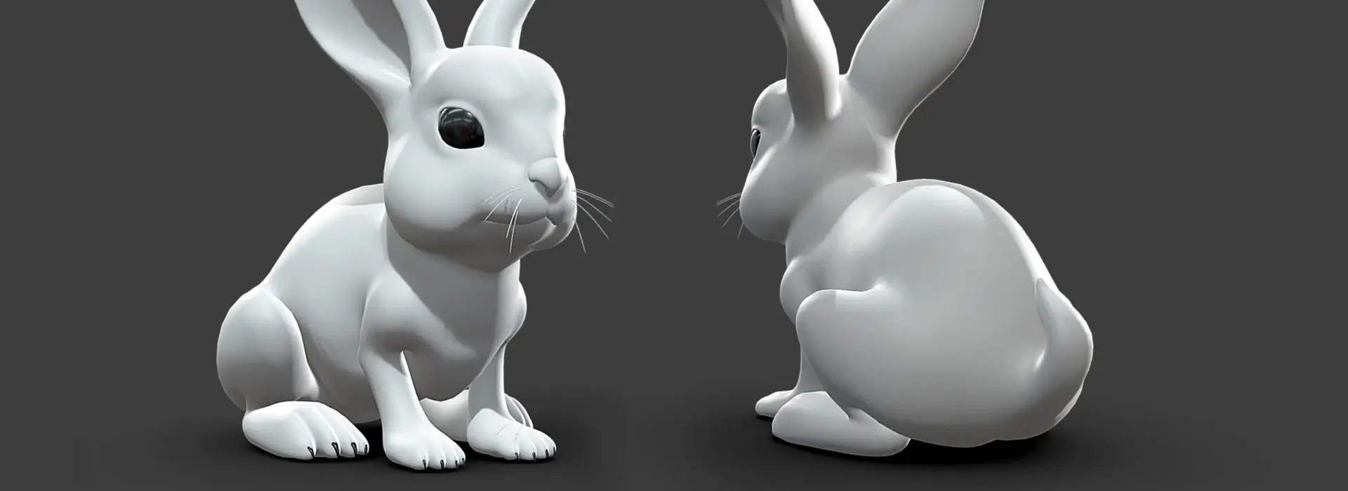 Baby Rabbit BaseMesh - Topology - FlippedNormals