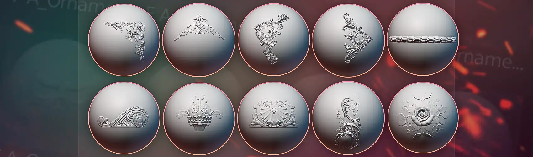 Blender Ornaments Brushes FlippedNormals