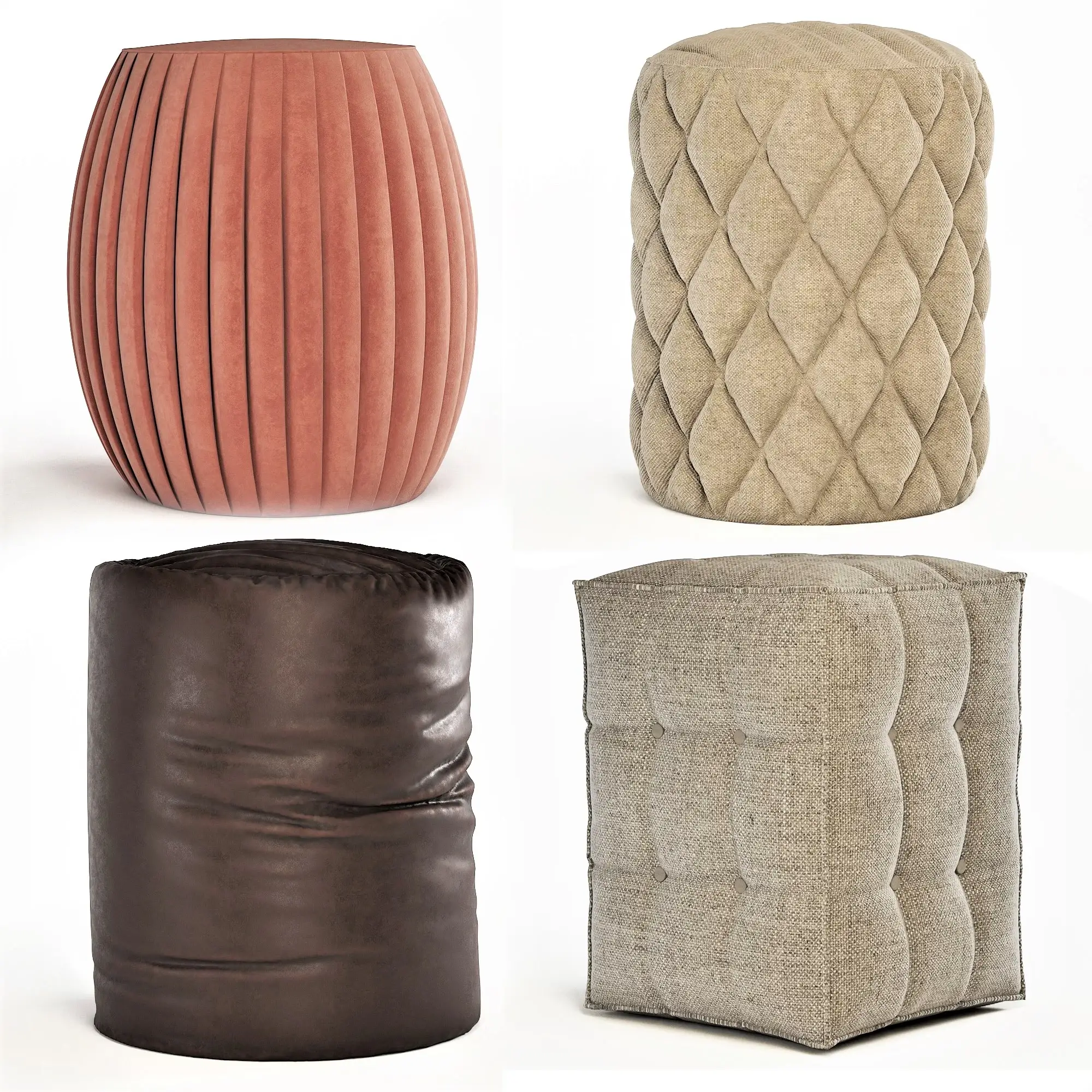 Poufs Model Pack FlippedNormals